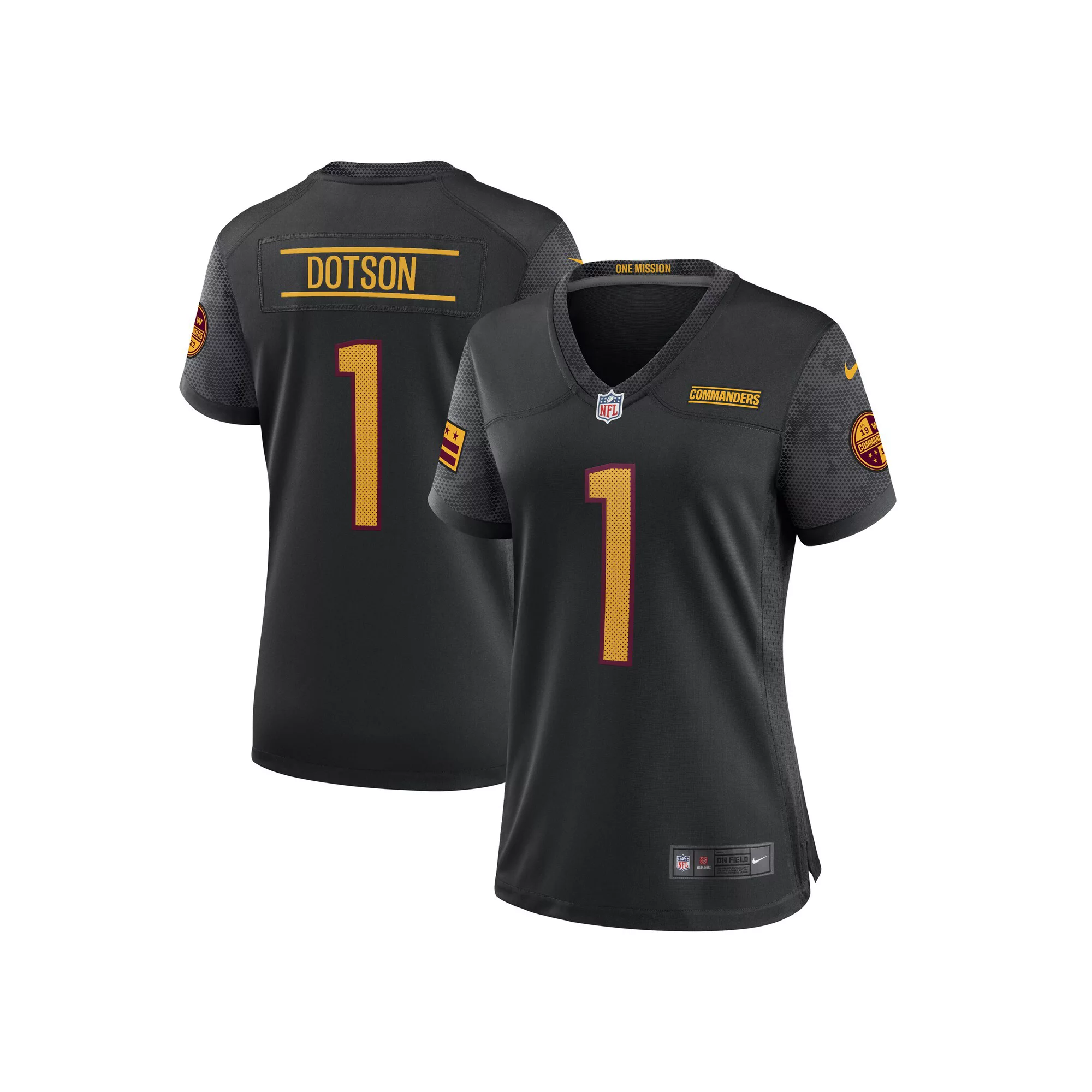 Women's Nike Jahan Dotson Black Washington Commanders Alternate Game Jersey
