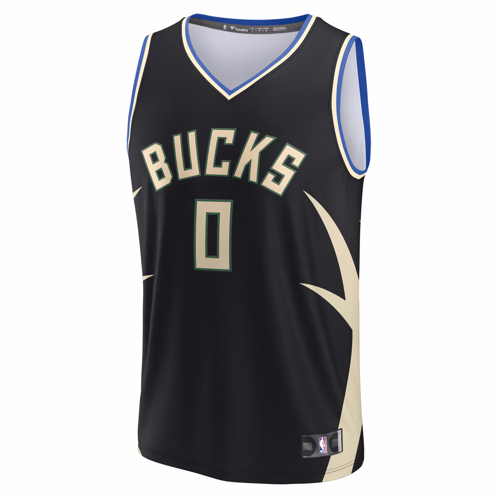 Damian Lillard Milwaukee Bucks Fanatics Men's Fast Break Player Jersey - Statement Edition - Black