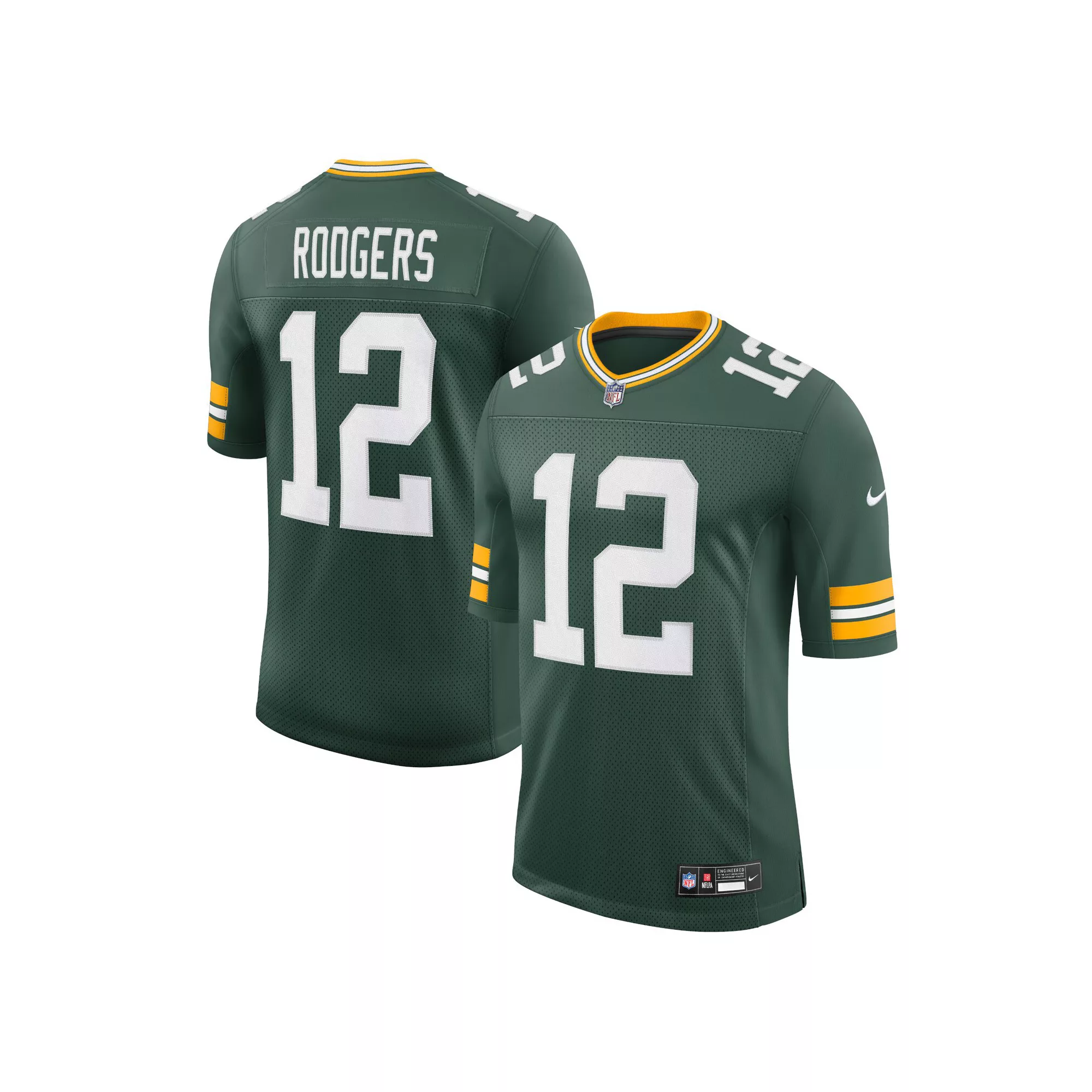Men's Nike Aaron Rodgers Green Green Bay Packers  Vapor Untouchable Limited Jersey