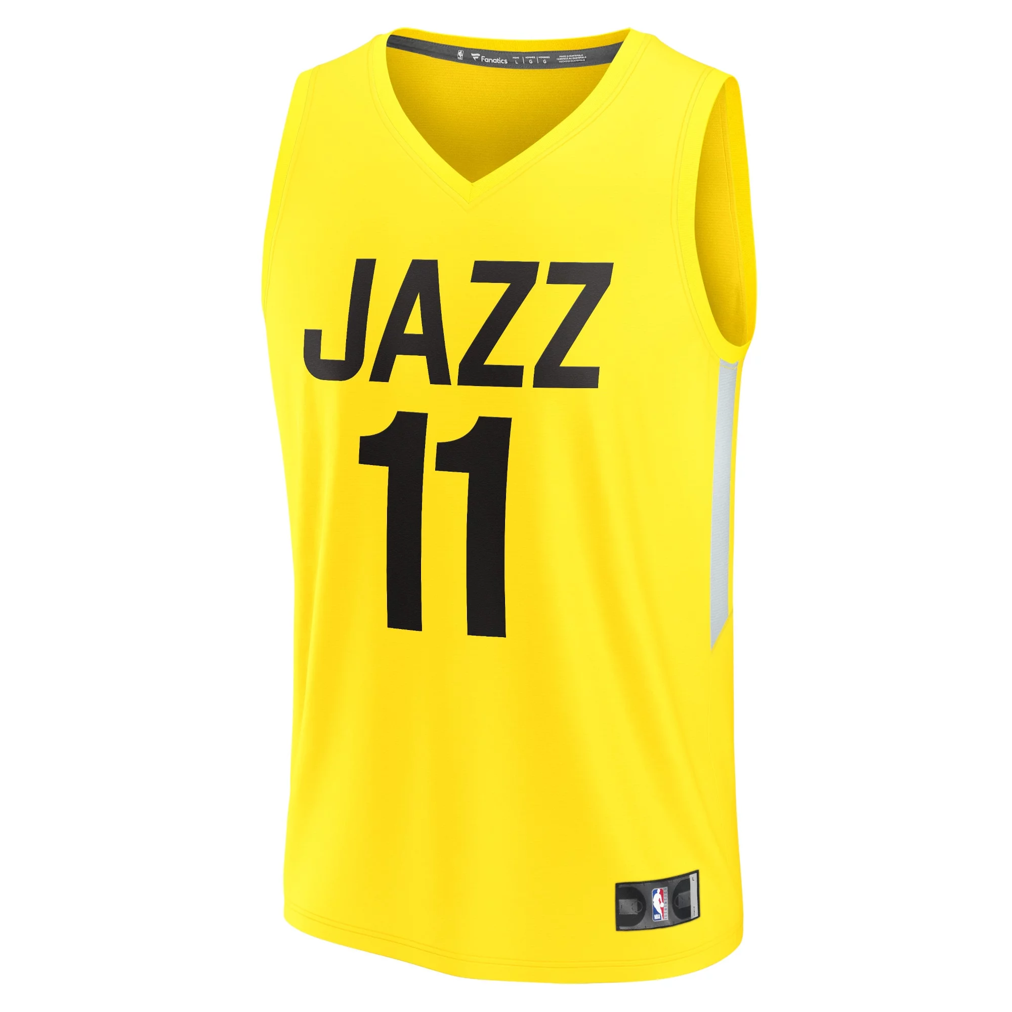 Men's Fanatics Branded Mike Conley Yellow Utah Jazz Fast Break Replica Jersey - Icon Edition