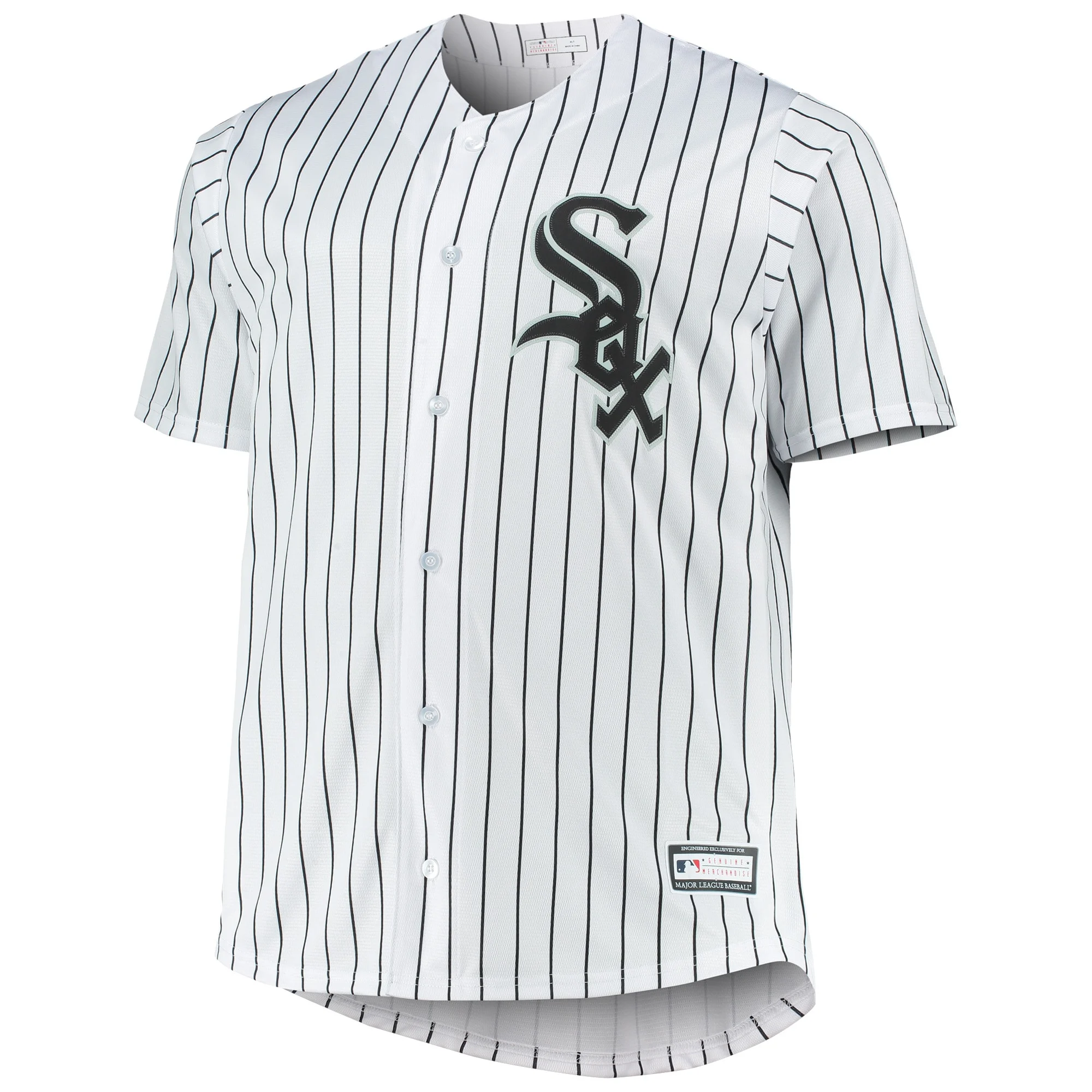 Men's Eloy Jimenez White Chicago White Sox Big & Tall Replica Player Jersey