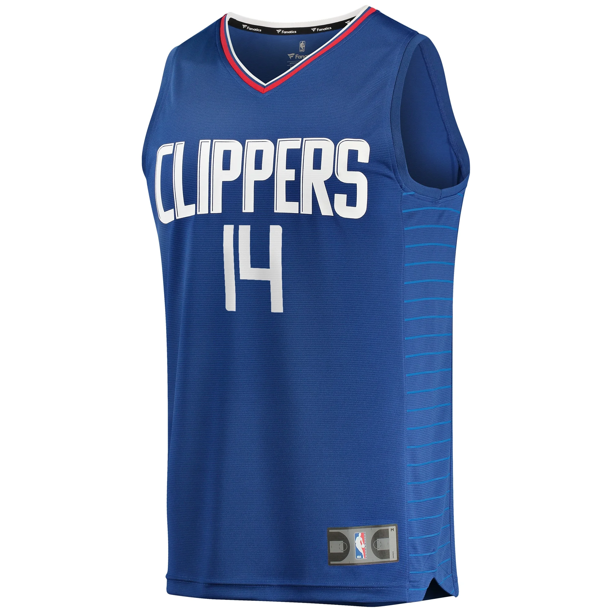 Men's Fanatics Branded Terance Mann Royal LA Clippers Fast Break Replica Jersey - Icon Edition