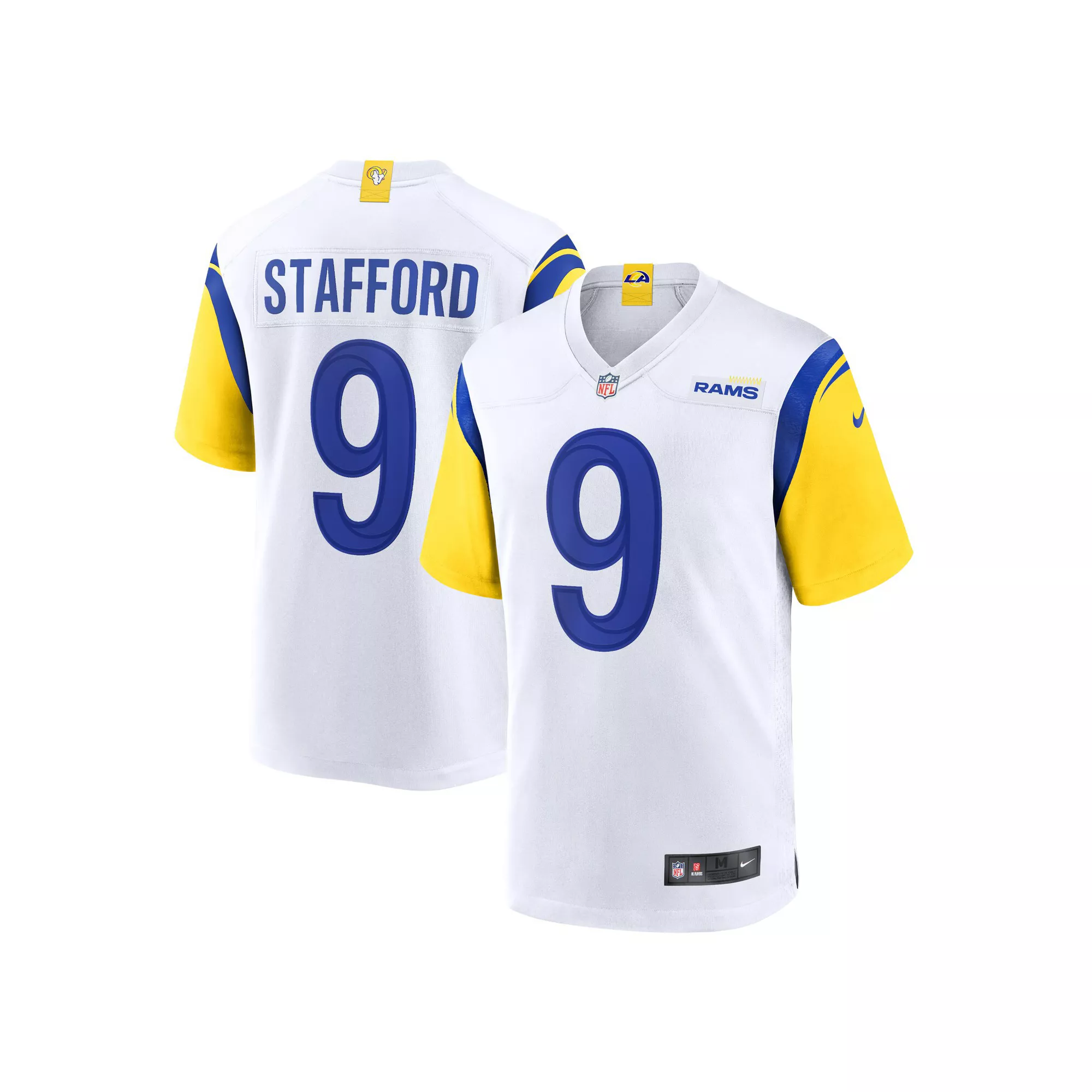 Men's Nike White Matthew Stafford Los Angeles Rams Alternate Game Jersey