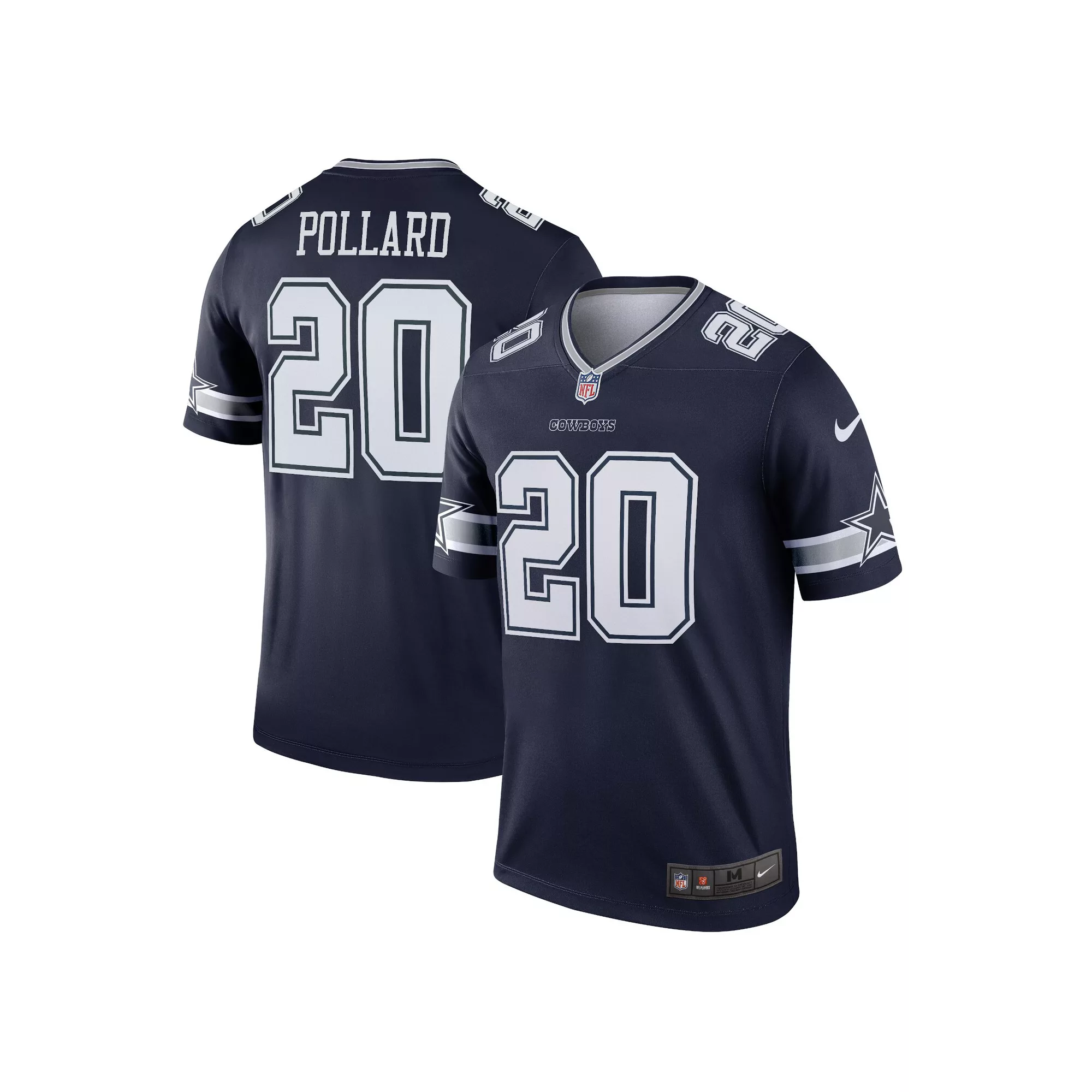 Men's Nike Tony Pollard Navy Dallas Cowboys Legend Player Jersey