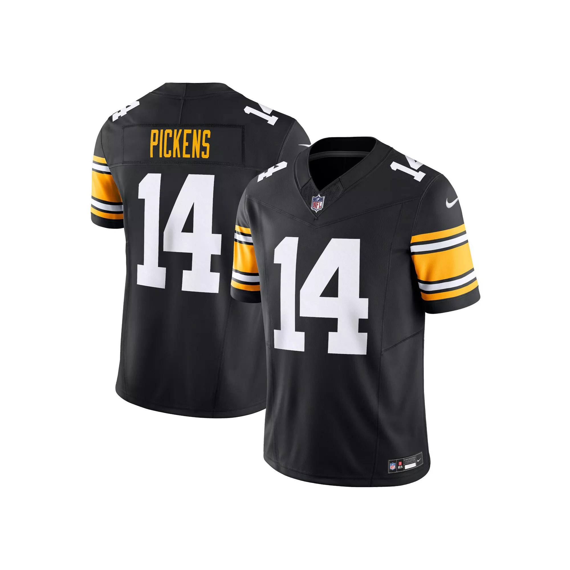 Men's Nike George Pickens Black Pittsburgh Steelers Vapor F.U.S.E. Limited Jersey