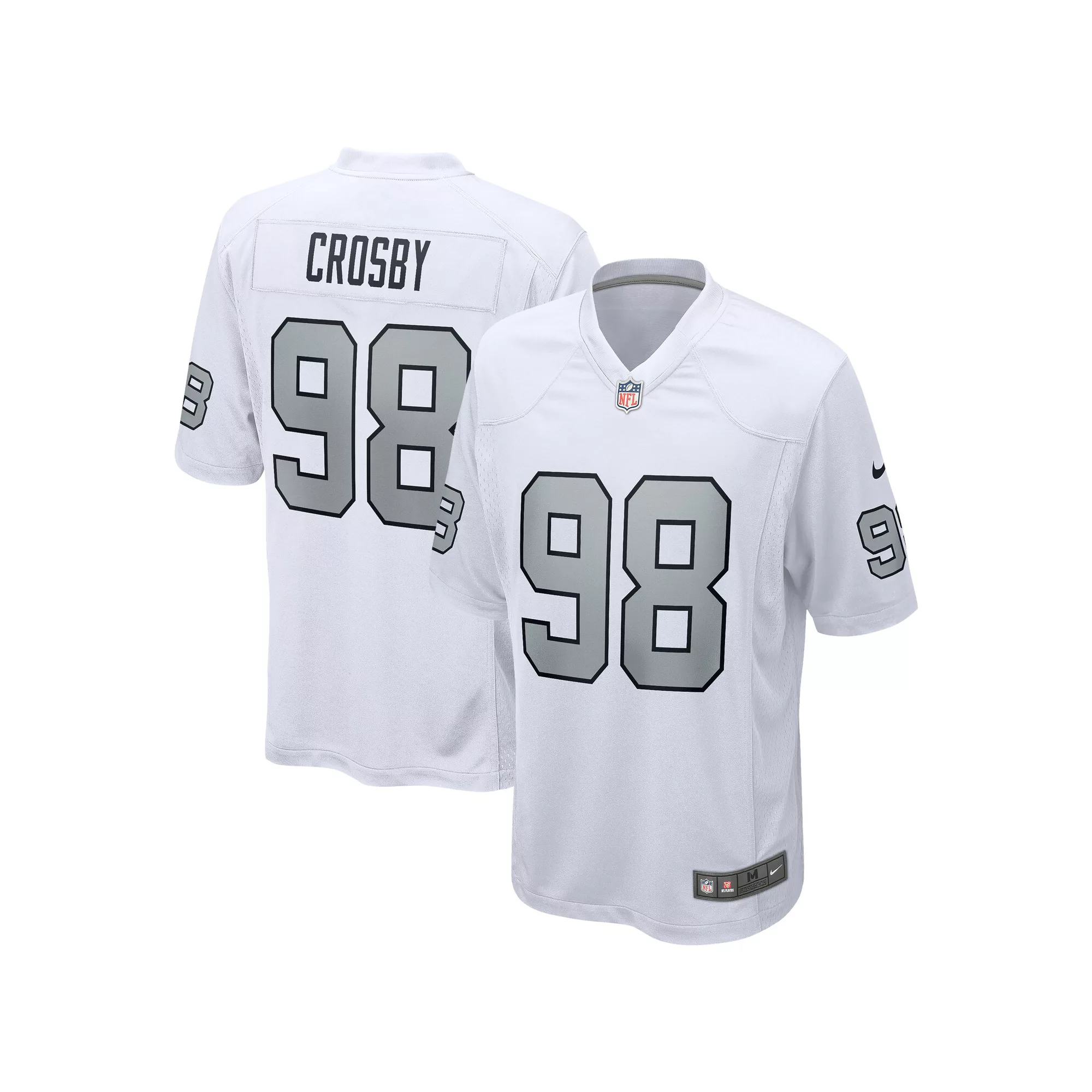 Men's Nike Maxx Crosby White Las Vegas Raiders Alternate Game Jersey