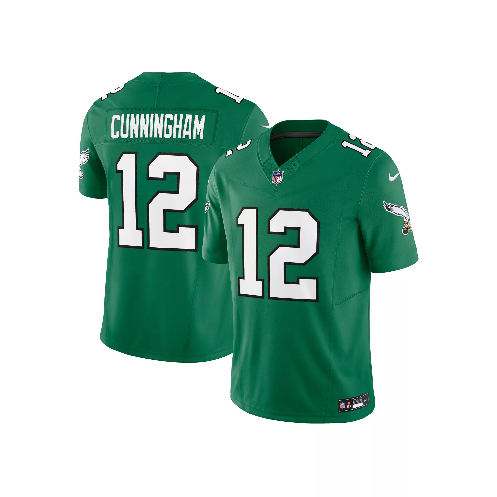 Men's Nike Randall Cunningham Kelly Green Philadelphia Eagles Alternate Vapor F.U.S.E. Limited Jersey