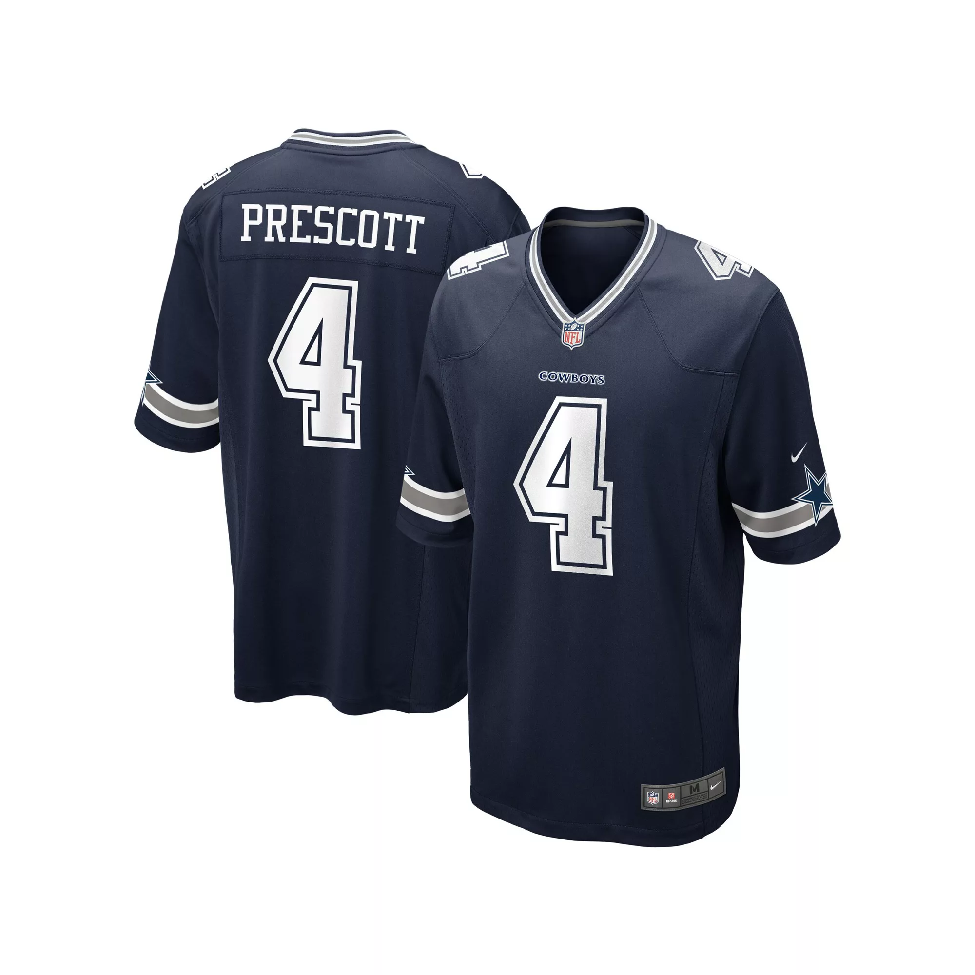 Youth Nike Dak Prescott Navy Dallas Cowboys Game Jersey