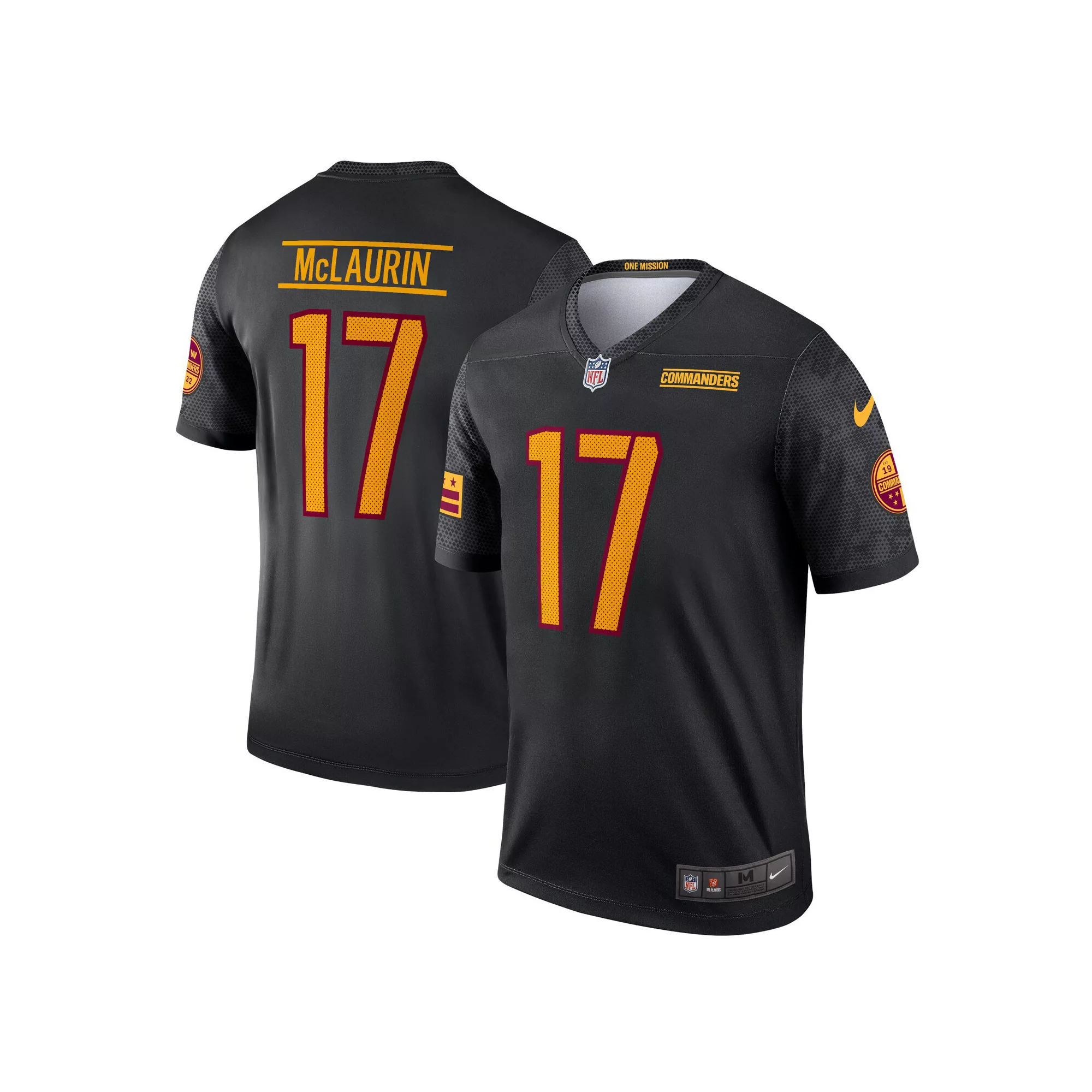 Men's Nike Terry McLaurin Black Washington Commanders Alternate Legend Jersey