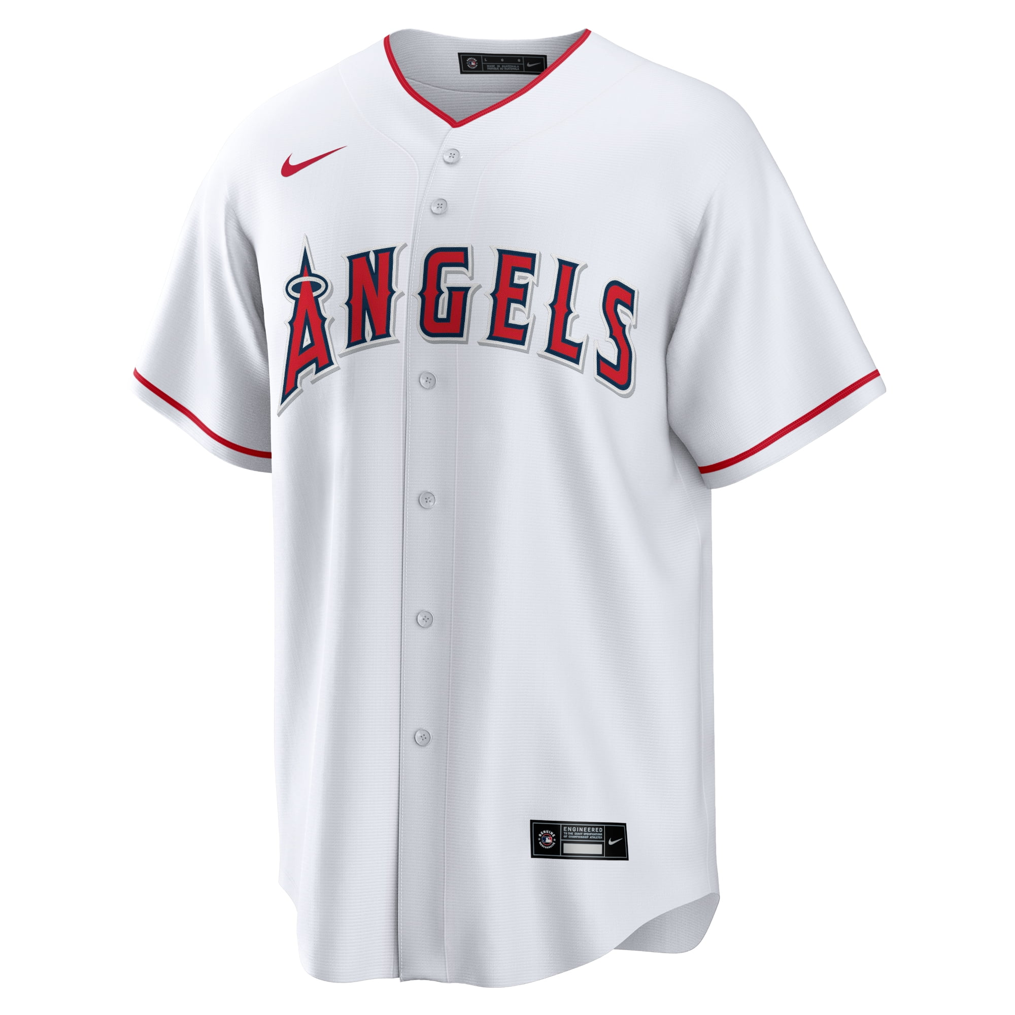 Men's Nike Mike Trout White Los Angeles Angels Home Replica Player Name Jersey