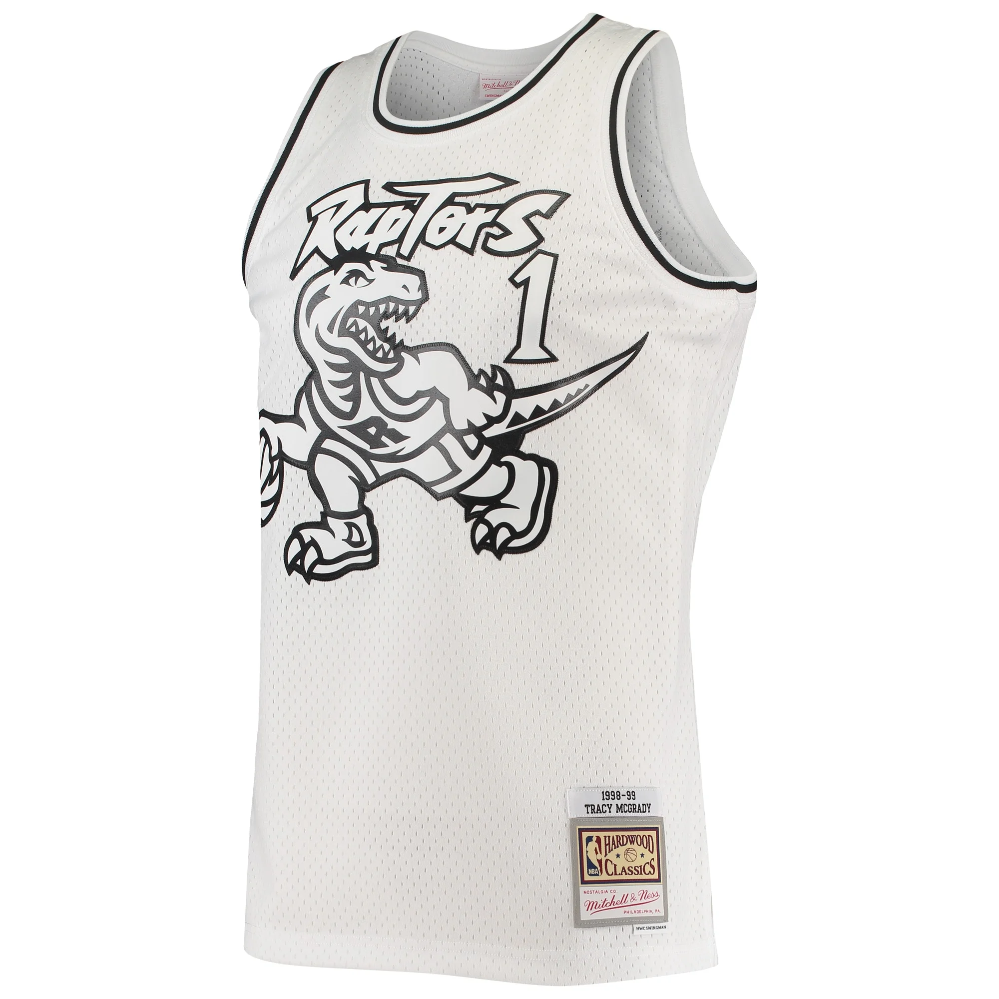 Tracy McGrady Toronto Raptors Mitchell & Ness White Out Swingman Jersey