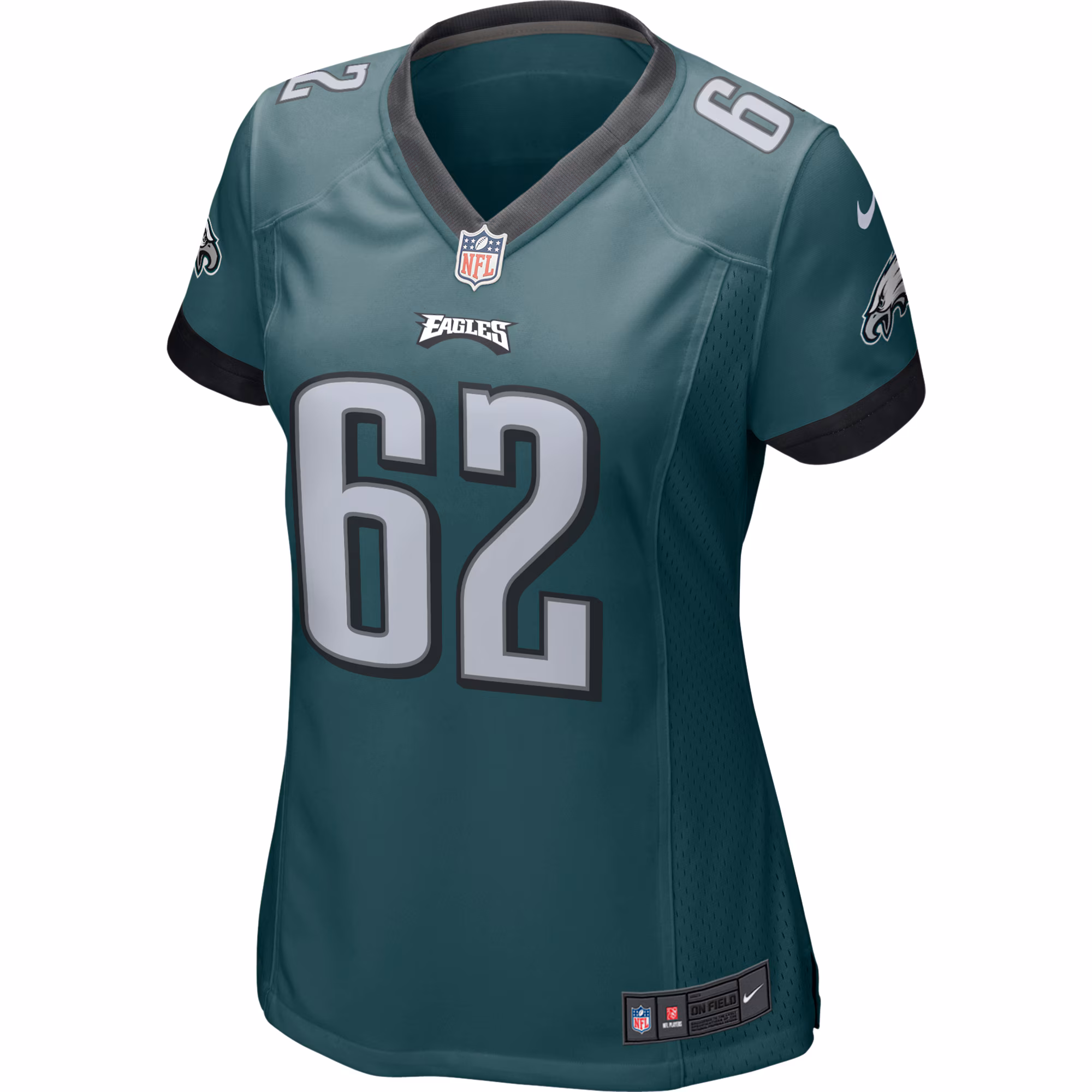 Jason Kelce Philadelphia Eagles Nike Women's Game Jersey - Midnight Green