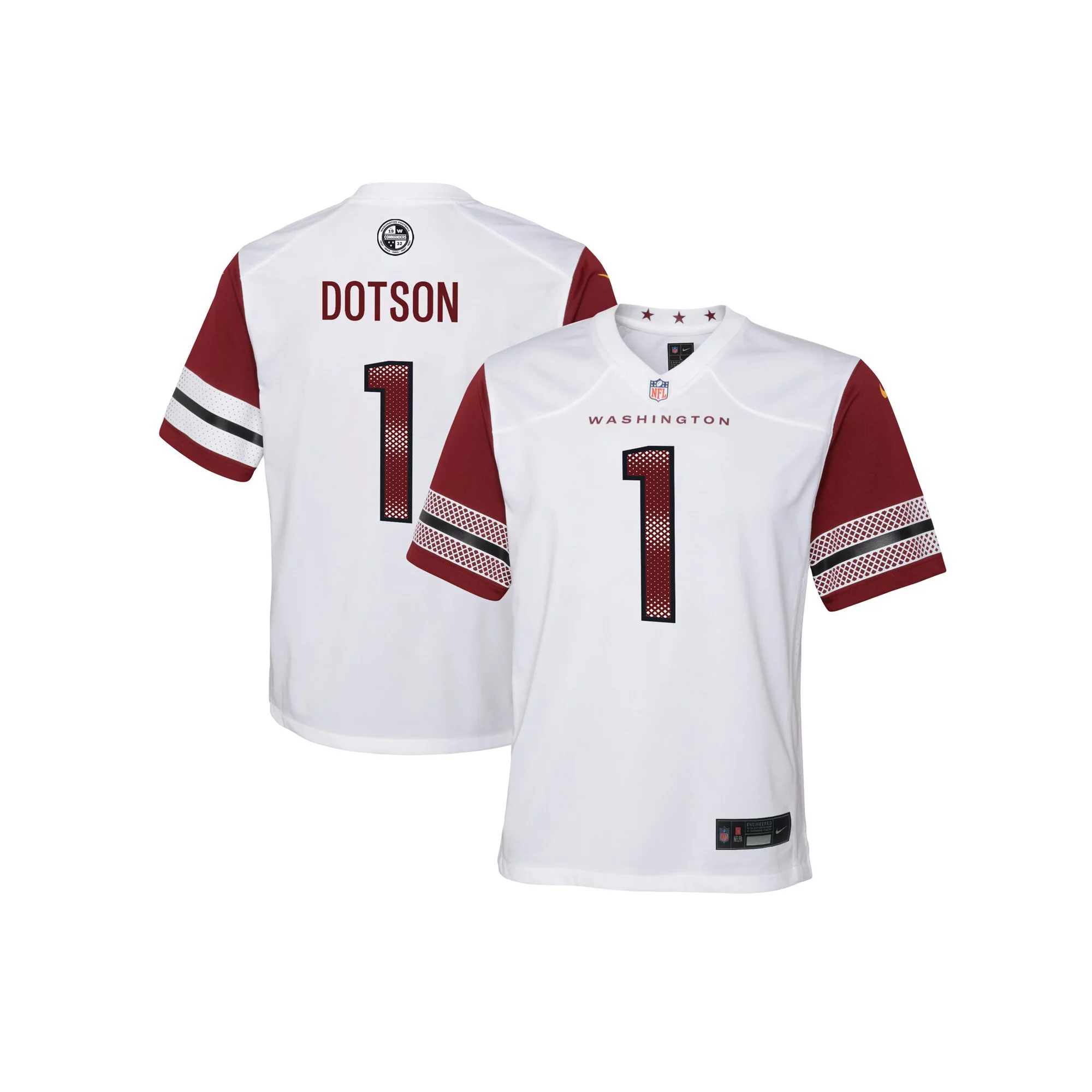 Youth Nike Jahan Dotson White Washington Commanders Game Jersey