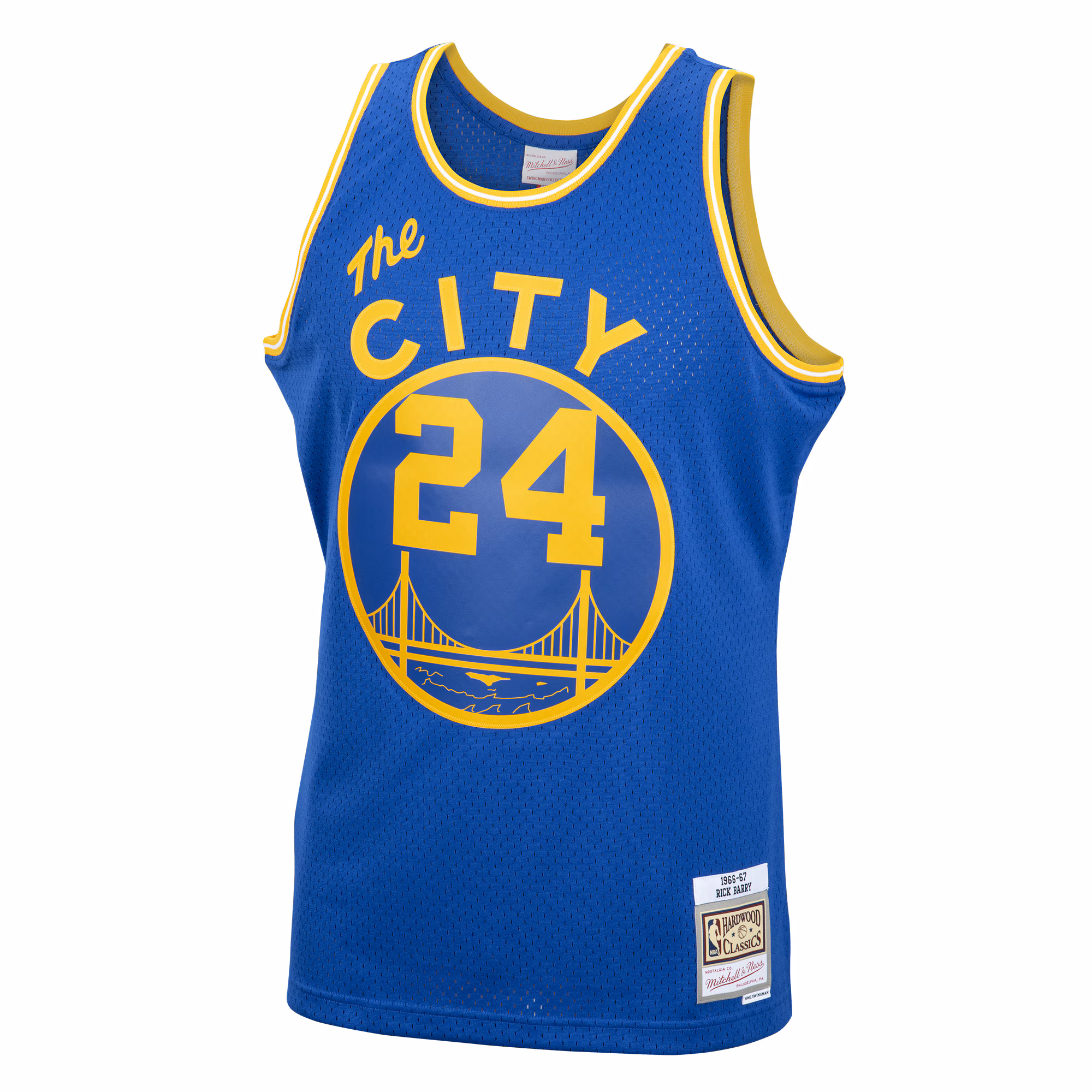 Rick Barry Golden State Warriors Mitchell & Ness 2001/02 Hardwood Classics Swingman Jersey - Royal