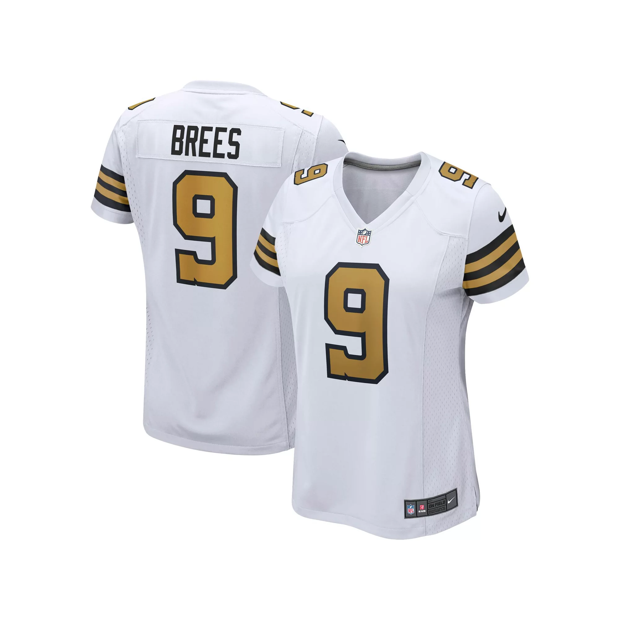 Women's Nike Drew Brees White New Orleans Saints Alternate Game Jersey