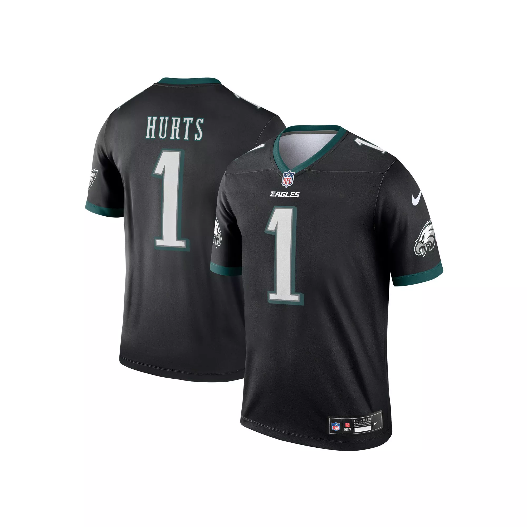 Men's Nike Jalen Hurts Black Philadelphia Eagles Legend Jersey