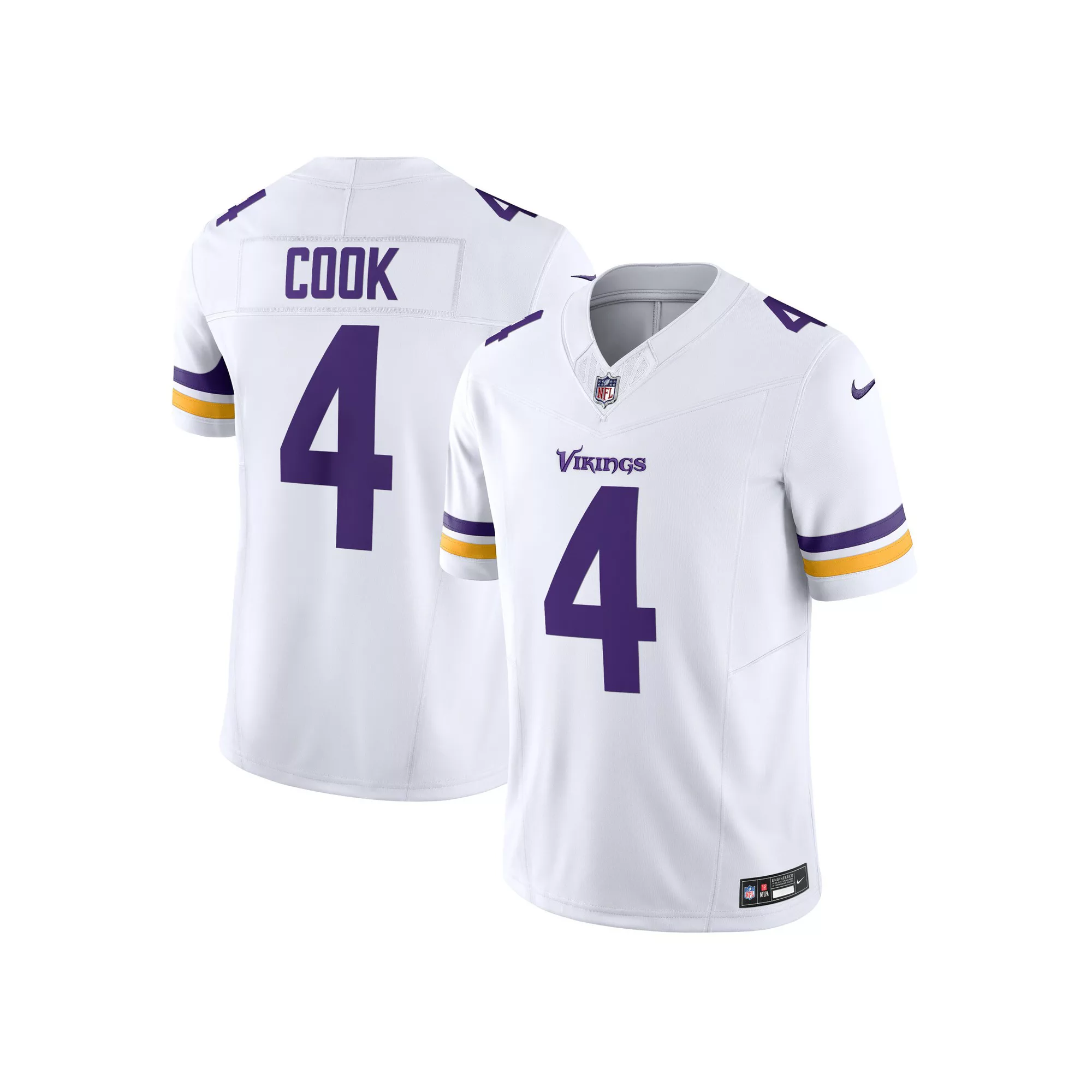 Men's Nike Dalvin Cook White Minnesota Vikings Vapor F.U.S.E. Limited  Jersey
