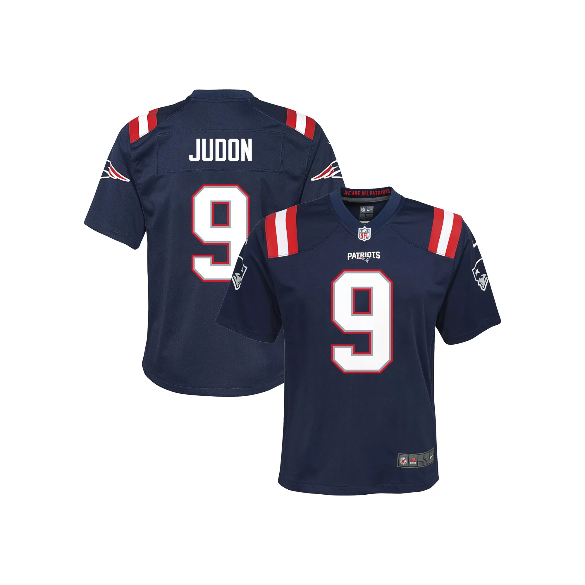 Youth Nike Matthew Judon Navy New England Patriots Game Jersey