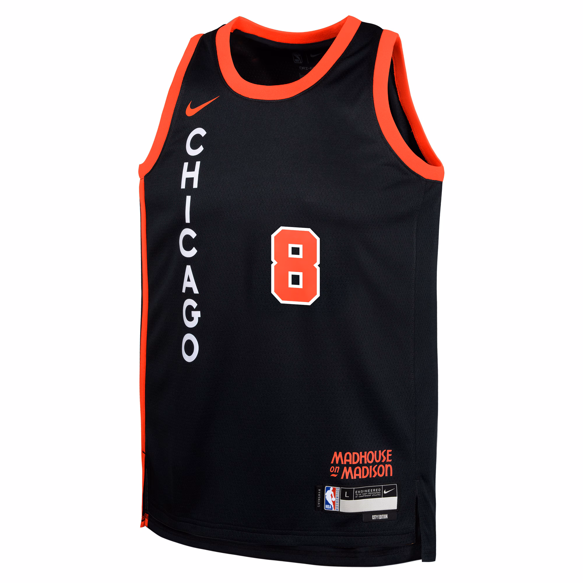Zach LaVine Chicago Bulls Nike Youth  Swingman Replica Jersey - City Edition - Black