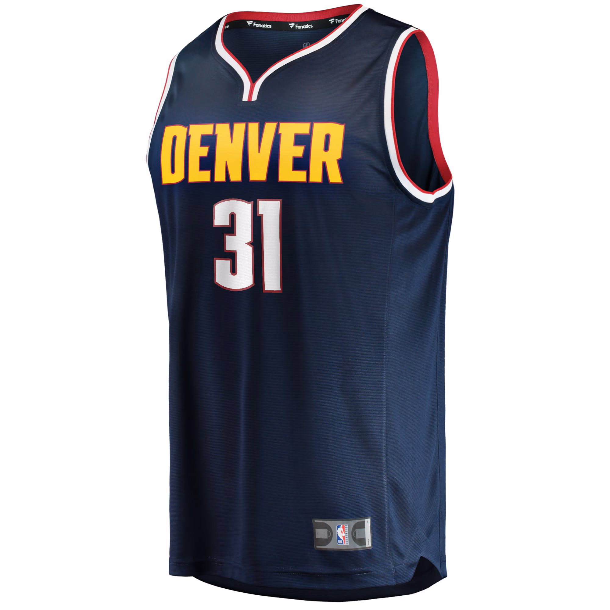 Vlatko Cancar Denver Nuggets Fanatics 2021/22 Fast Break Replica Jersey - Icon Edition - Navy