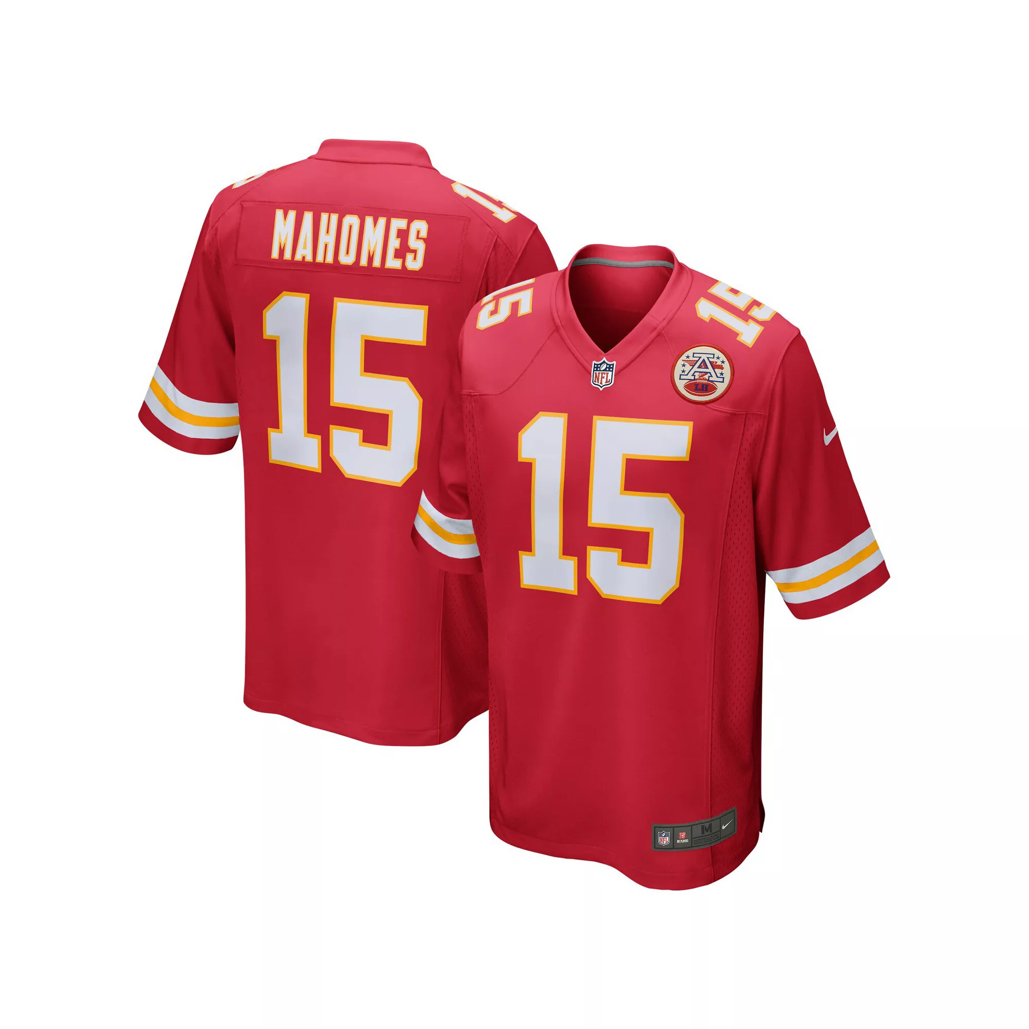 Men's Nike Patrick Mahomes Red Kansas City Chiefs Game Jersey