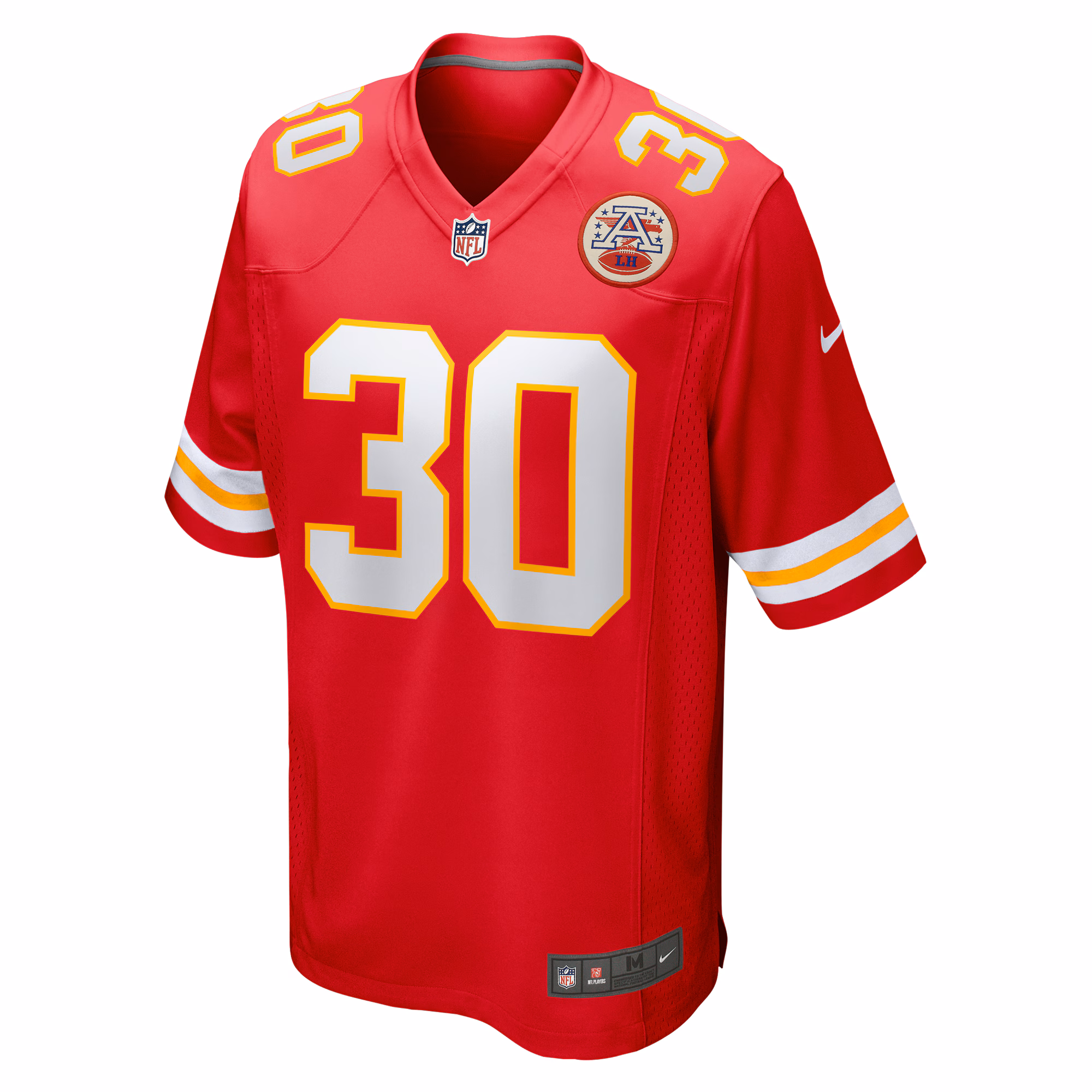 Darius Rush Kansas City Chiefs Nike Team Game Jersey -  Red