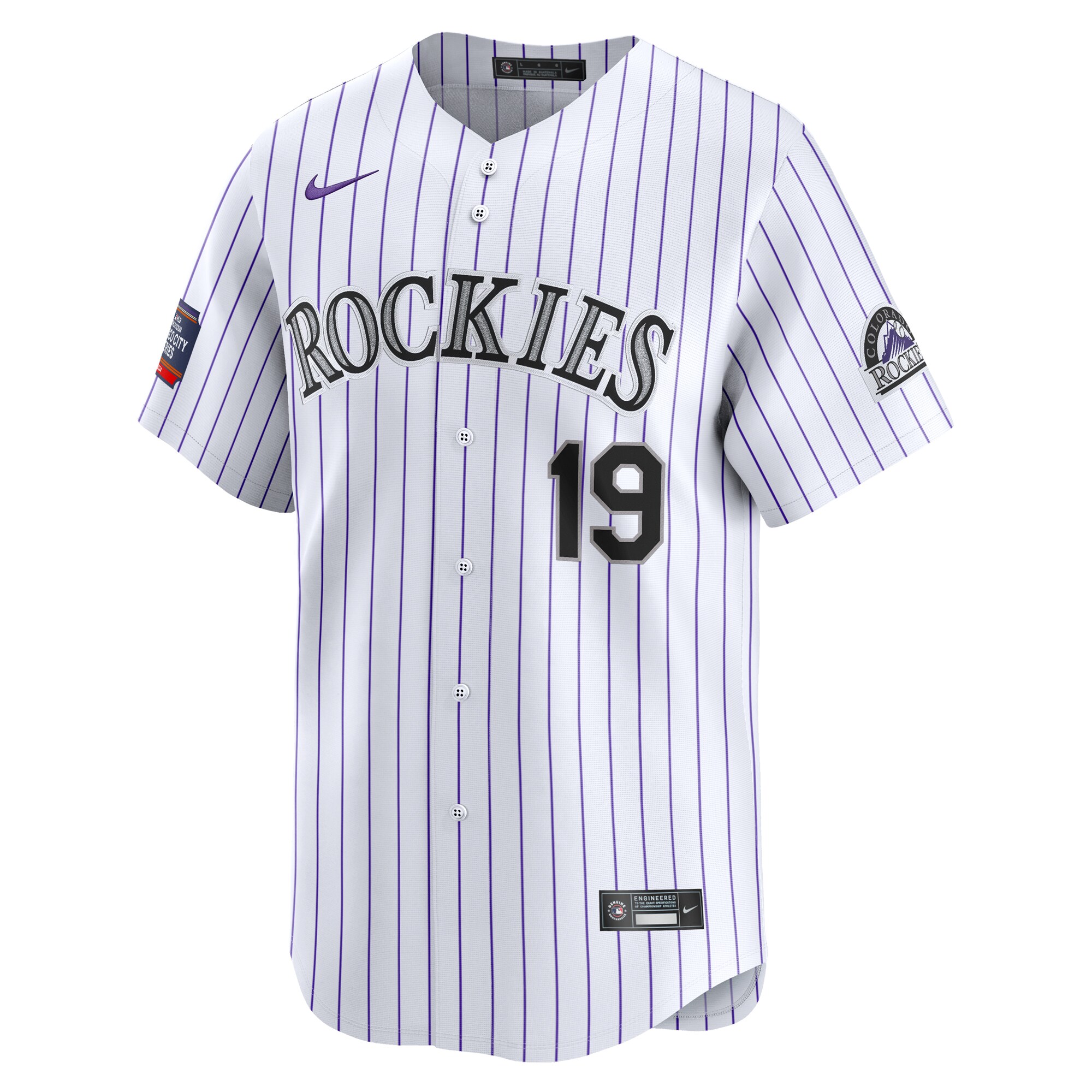 Charlie Blackmon Colorado Rockies Nike 2024 MLB World Tour Mexico City Series Home Limited Player Jersey - White