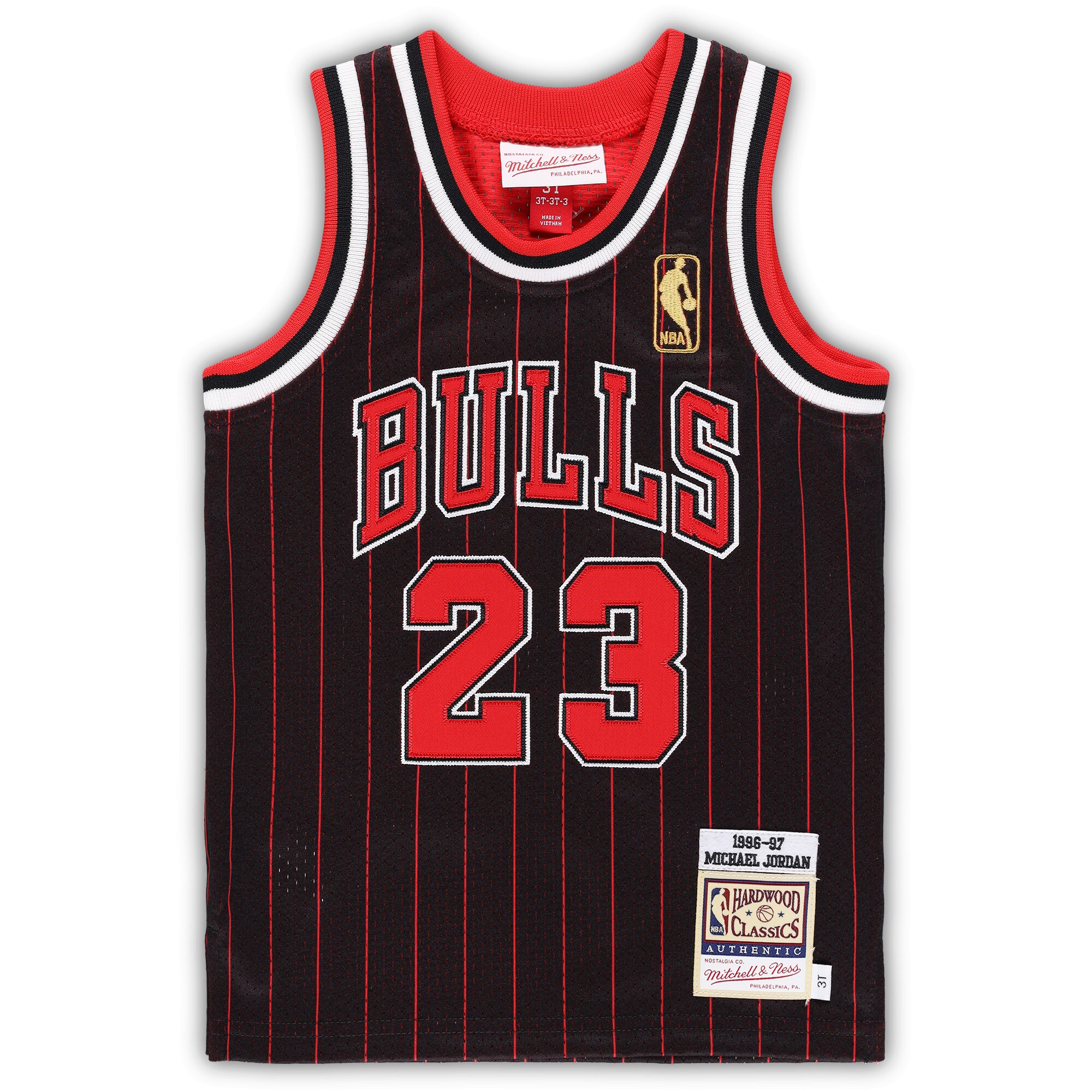 Michael Jordan Chicago Bulls Mitchell & Ness Toddler 1996/97 Hardwood Classics Authentic Jersey - Black