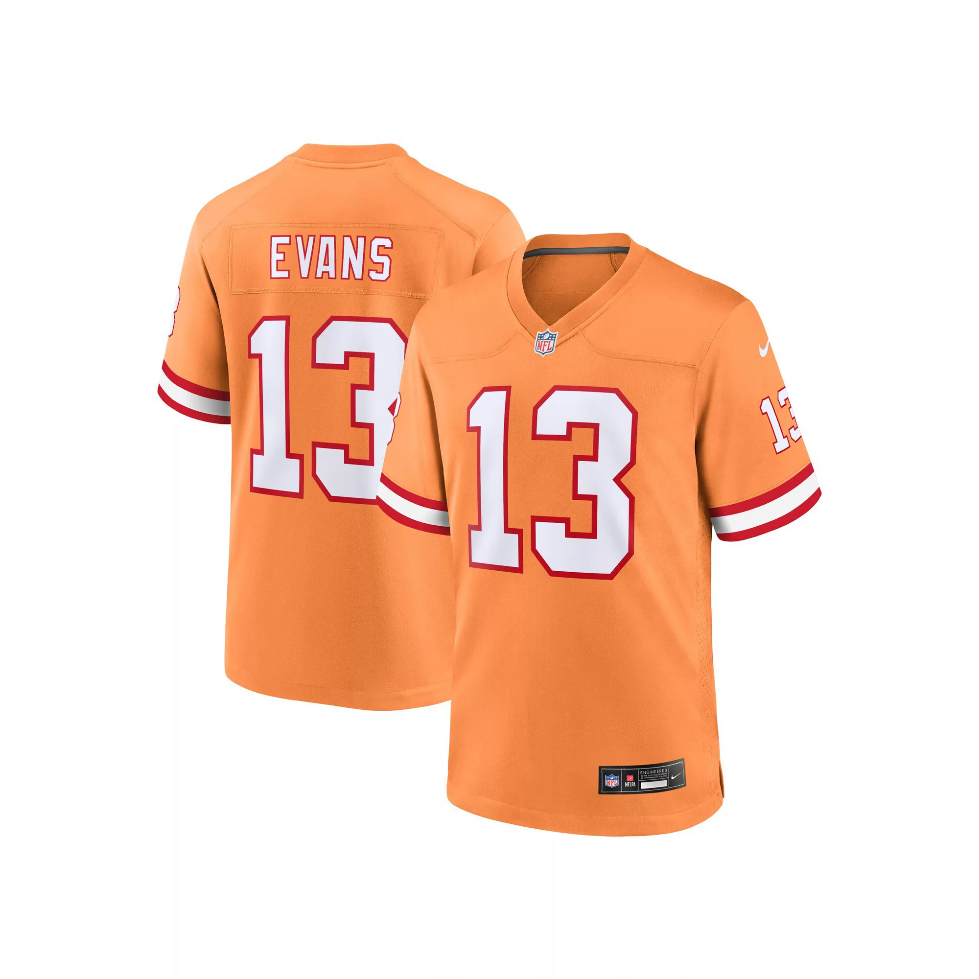 Men's Nike Mike Evans Orange Tampa Bay Buccaneers Throwback Game Jersey