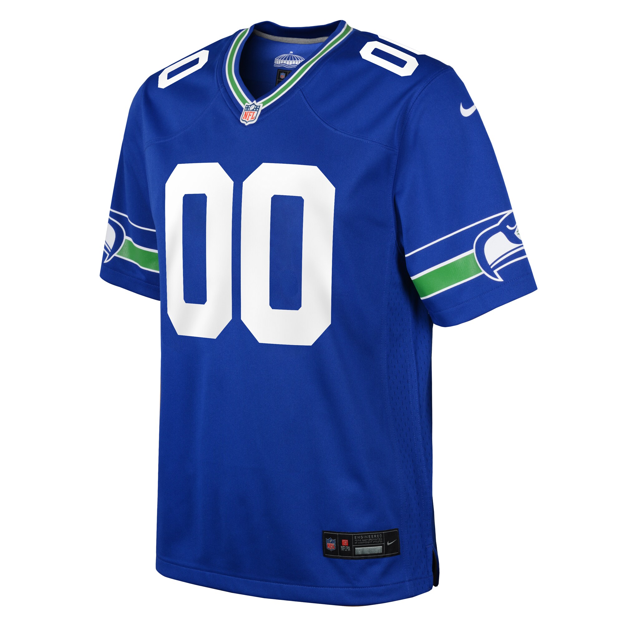 Seattle Seahawks Nike Youth Throwback Custom Jersey - Royal