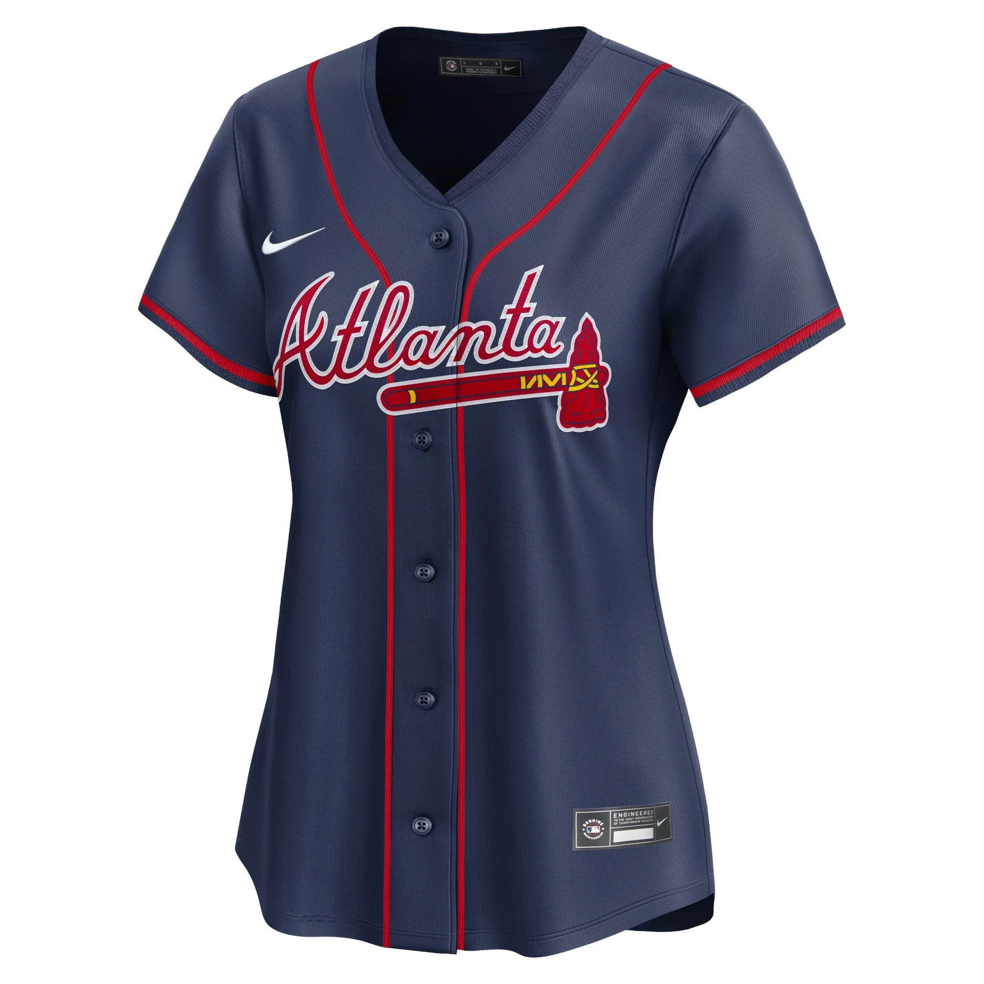 Women's Nike Ronald Acu-a Jr. Navy Atlanta Braves Alternate Limited Player Jersey