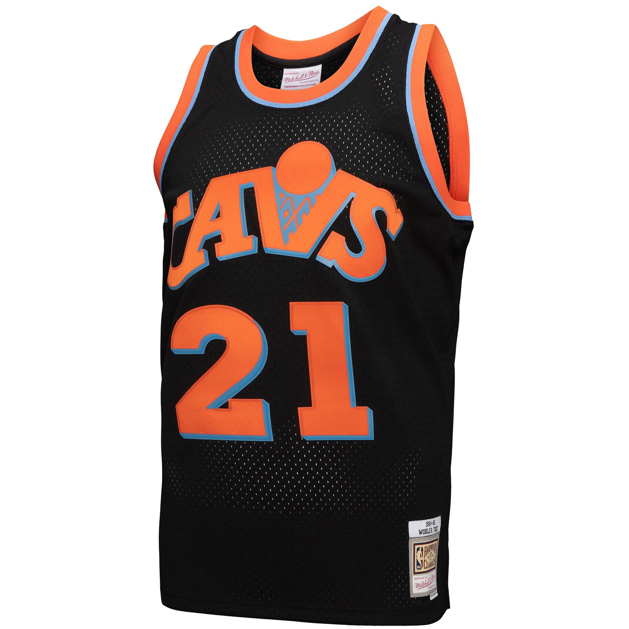 Cleveland Cavaliers Mitchell & Ness 1984-85 Hardwood Classics World B. Free Reload 3.0 Swingman Jersey - Black