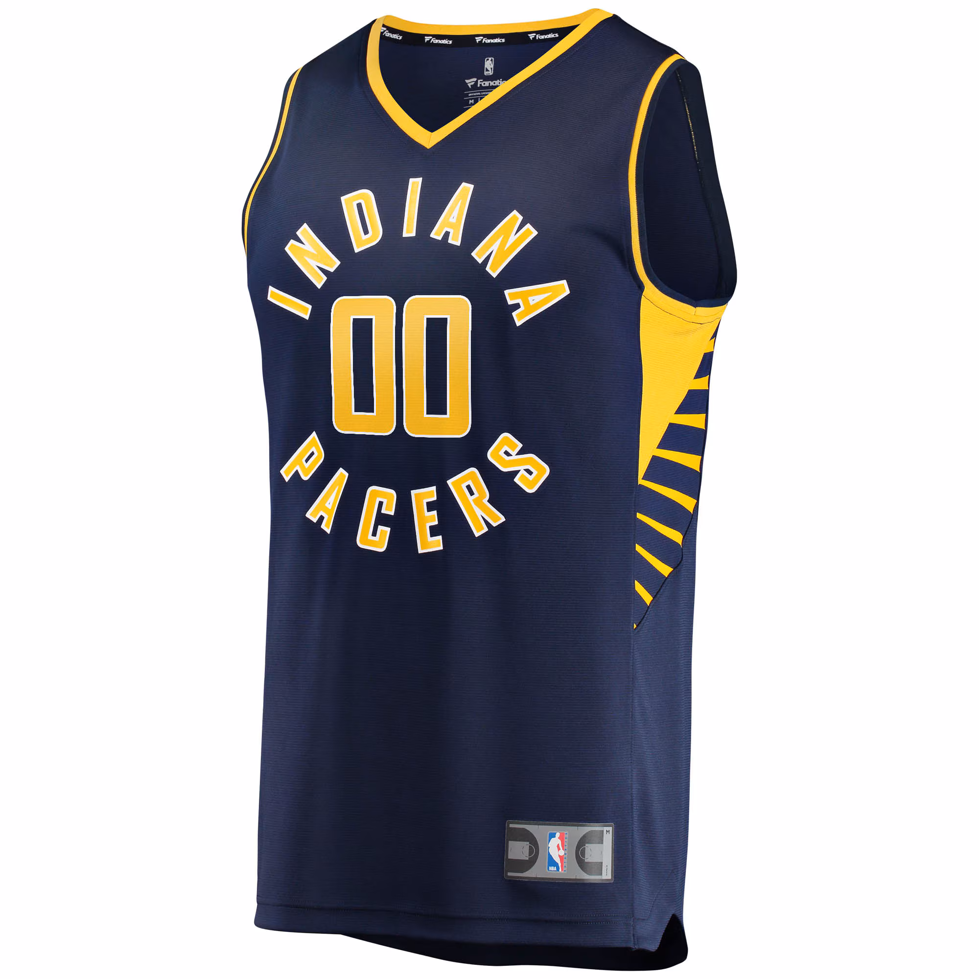 Indiana Pacers Fanatics Fast Break Custom Replica Jersey Navy - Icon Edition