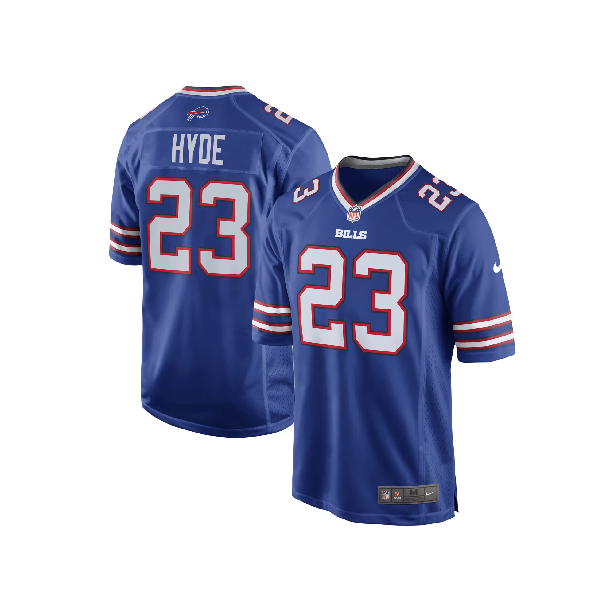 Men's Nike Micah Hyde Royal Buffalo Bills Team Game Jersey