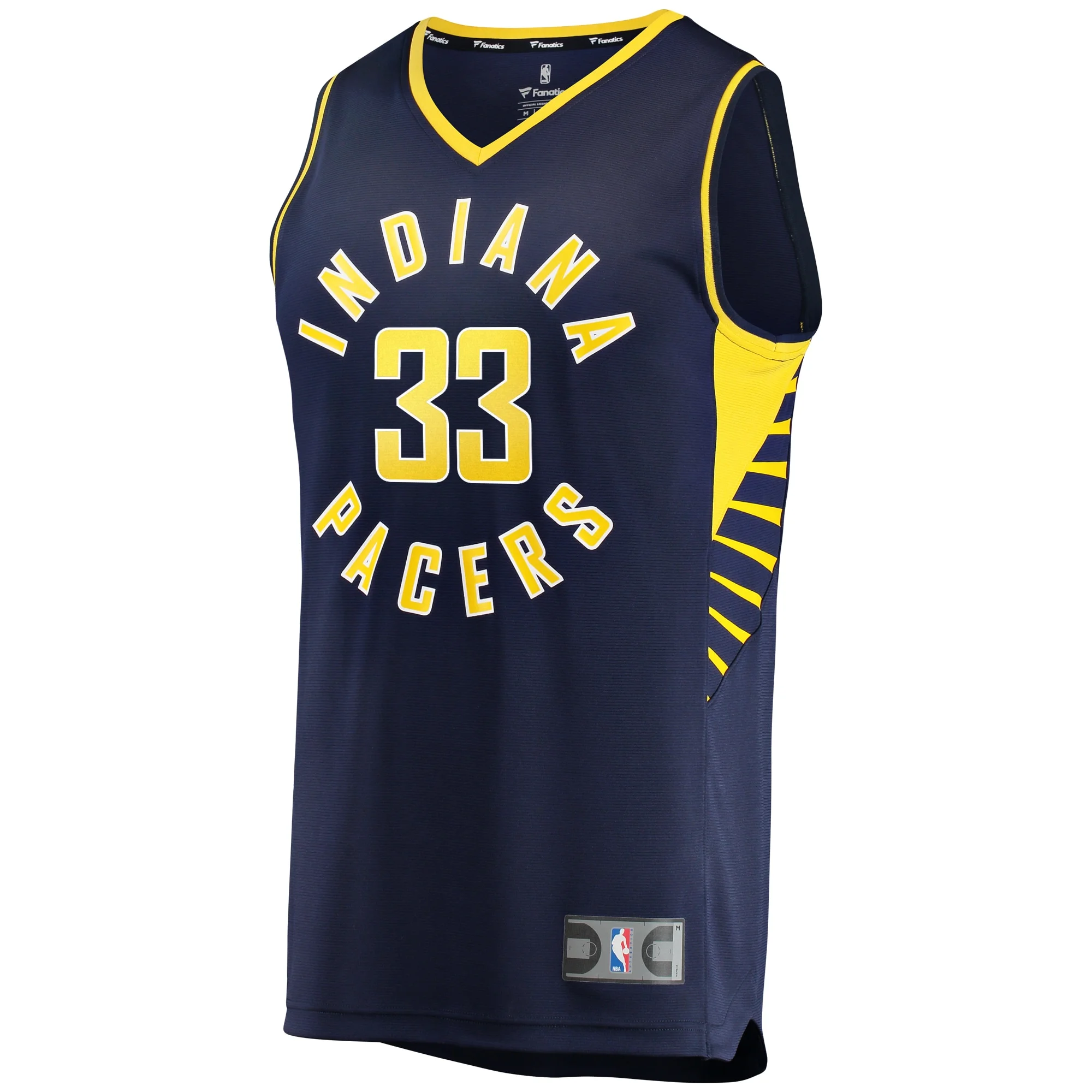 Men's Fanatics Myles Turner Navy Indiana Pacers Fast Break Replica Jersey - Icon Edition