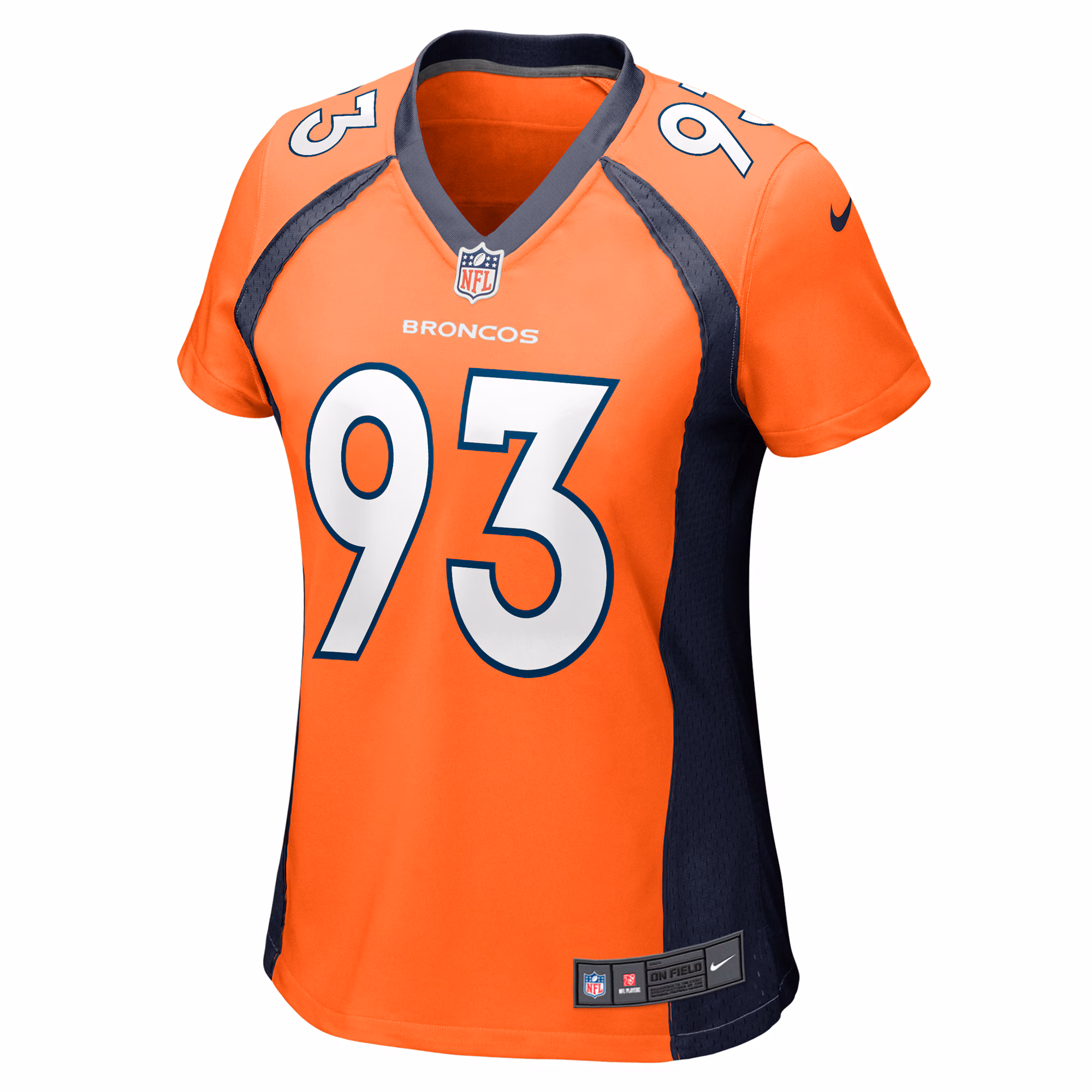 Troy Jones Denver Broncos Nike Women's Game Jersey - Orange