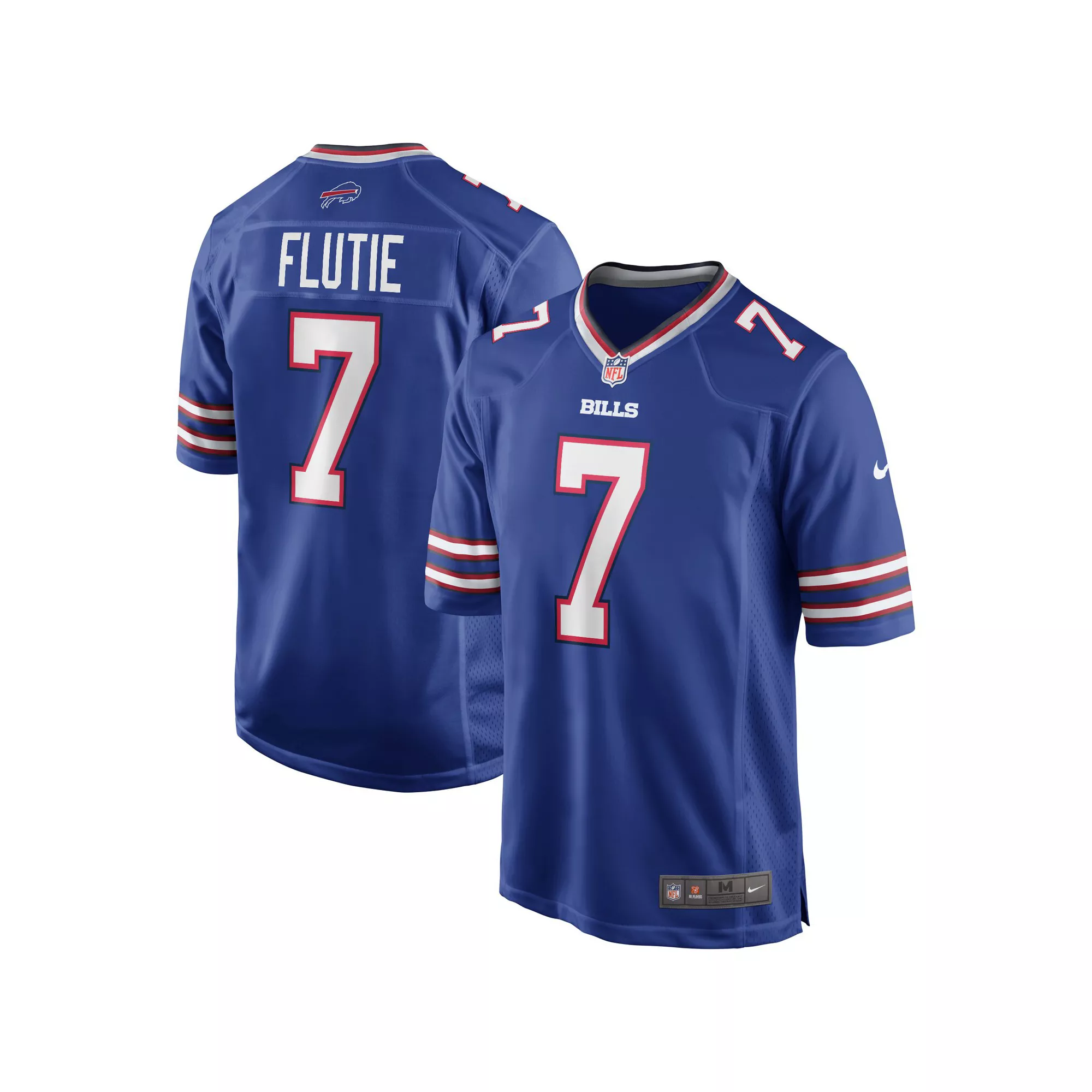 Men's Nike Doug Flutie Royal Buffalo Bills Game Retired Player Jersey