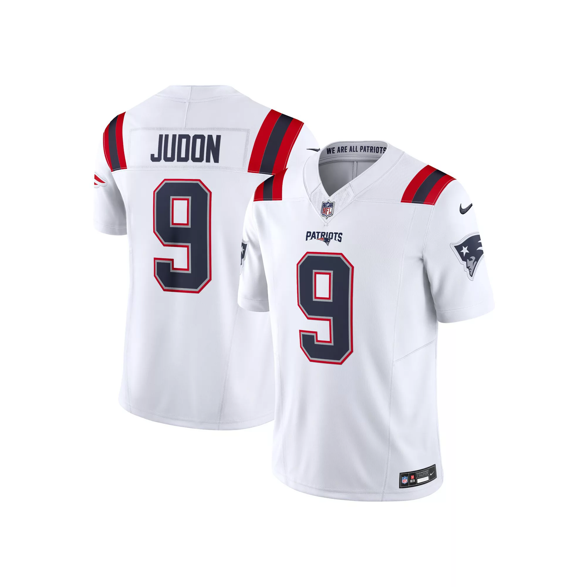 Men's Nike Matthew Judon White New England Patriots Vapor F.U.S.E. Limited Jersey