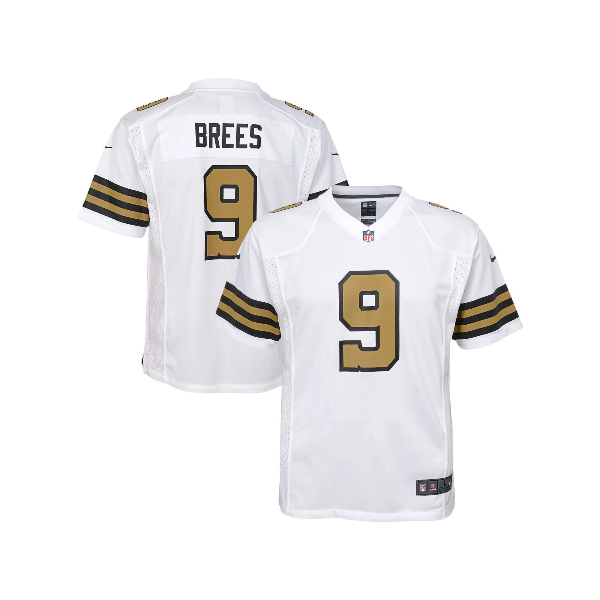 Youth Nike Drew Brees White New Orleans Saints Color Rush Game Jersey