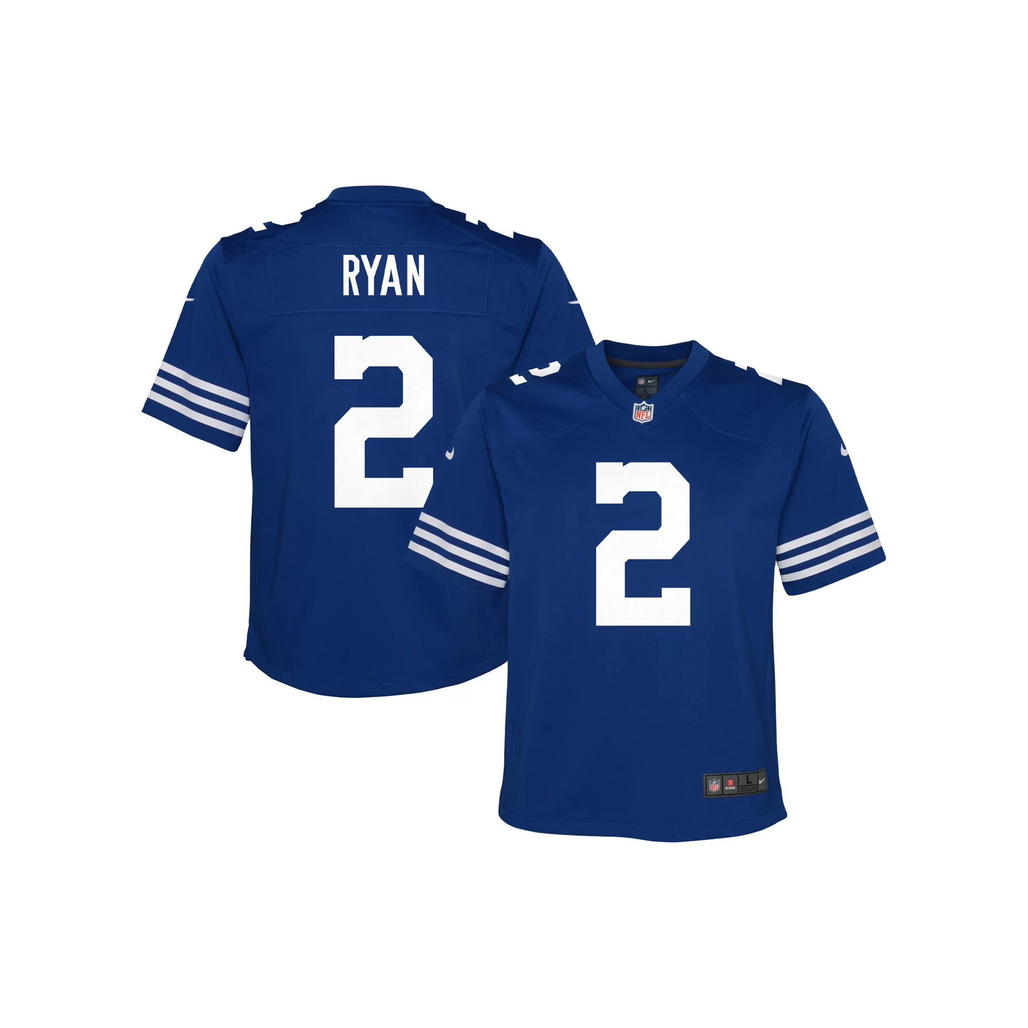 Youth Nike Matt Ryan Royal Indianapolis Colts Alternate Game Jersey