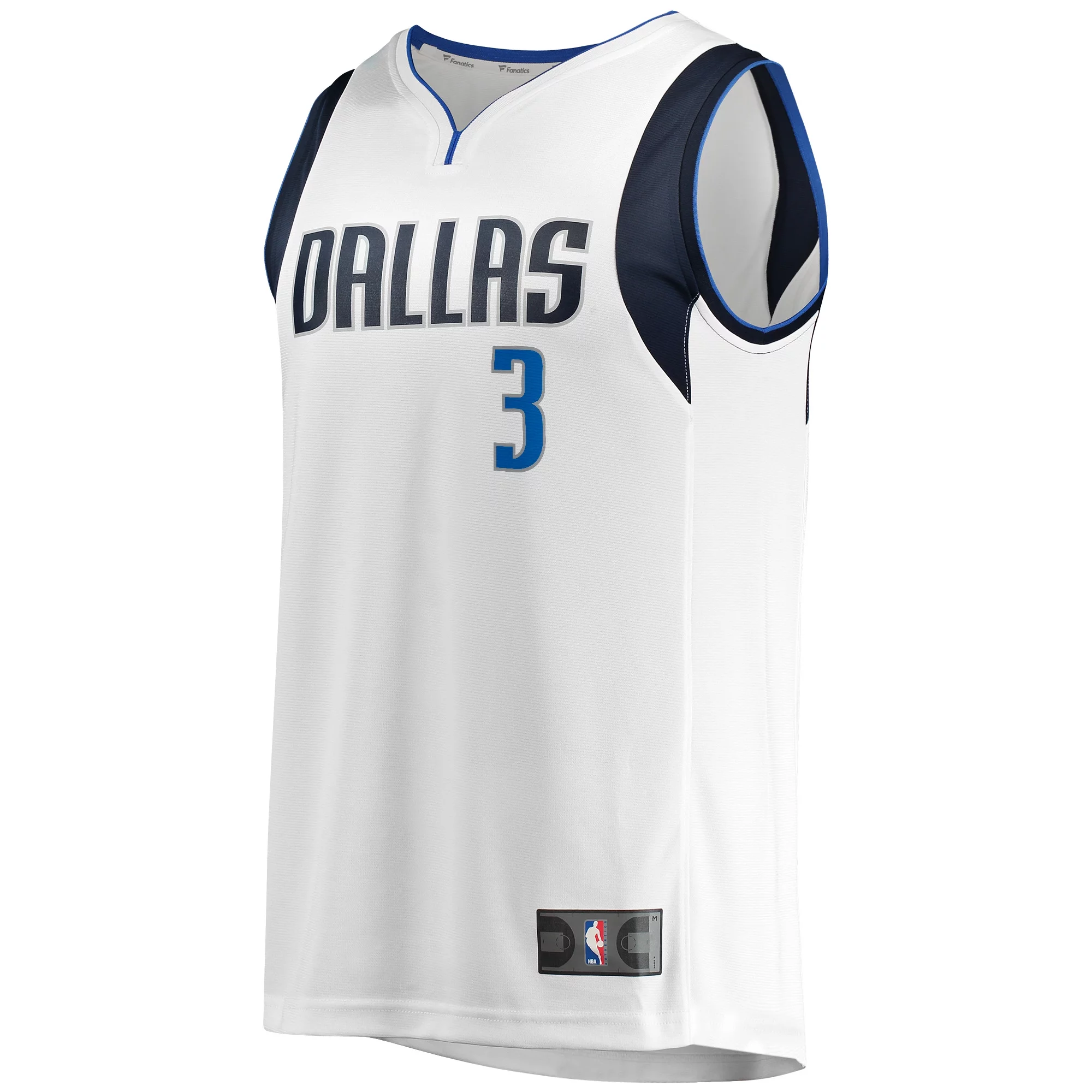 Men's Fanatics Branded Jaden Hardy White Dallas Mavericks Fast Break Player Jersey - Association Edition