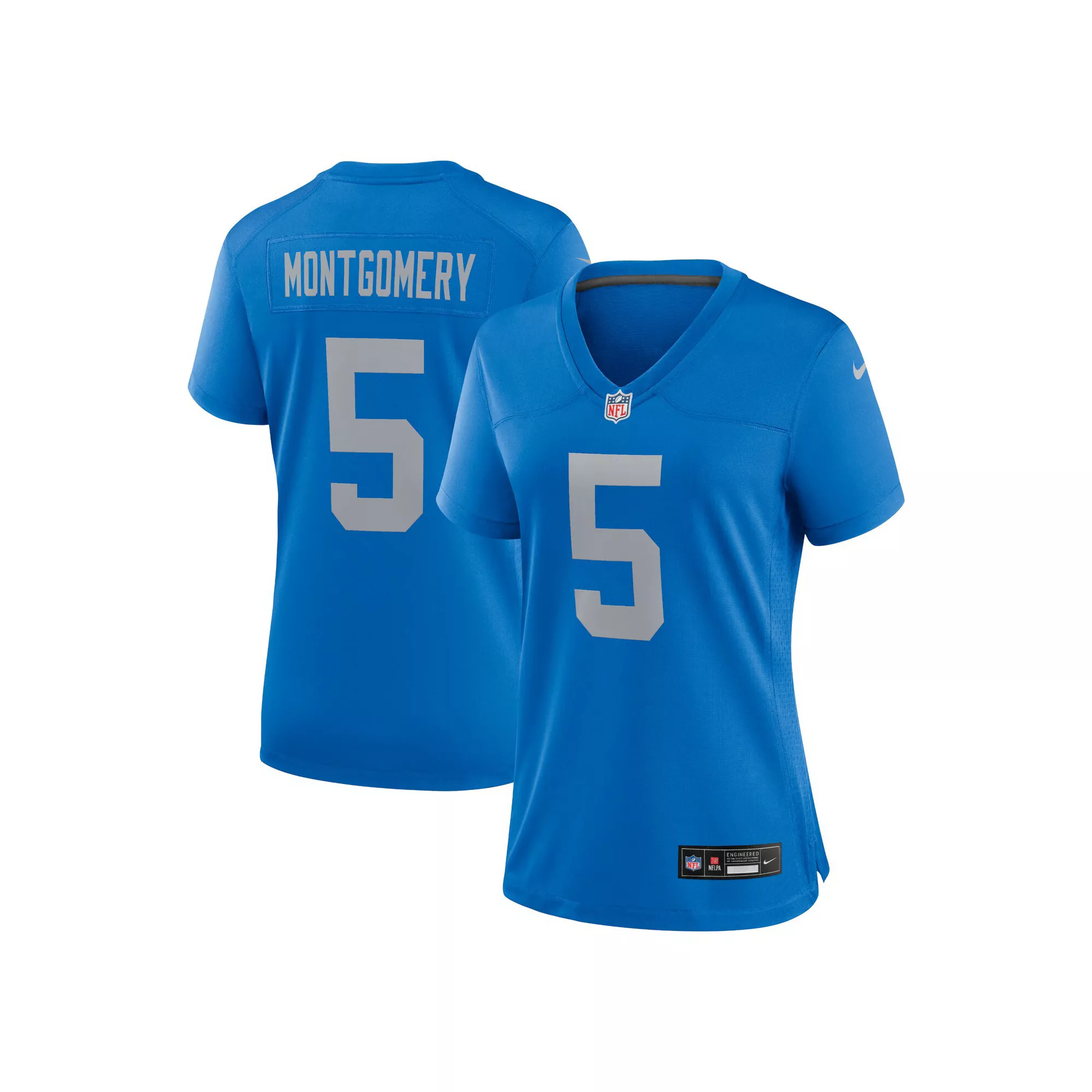 Women's Nike David Montgomery Blue Detroit Lions Alternate Game Jersey
