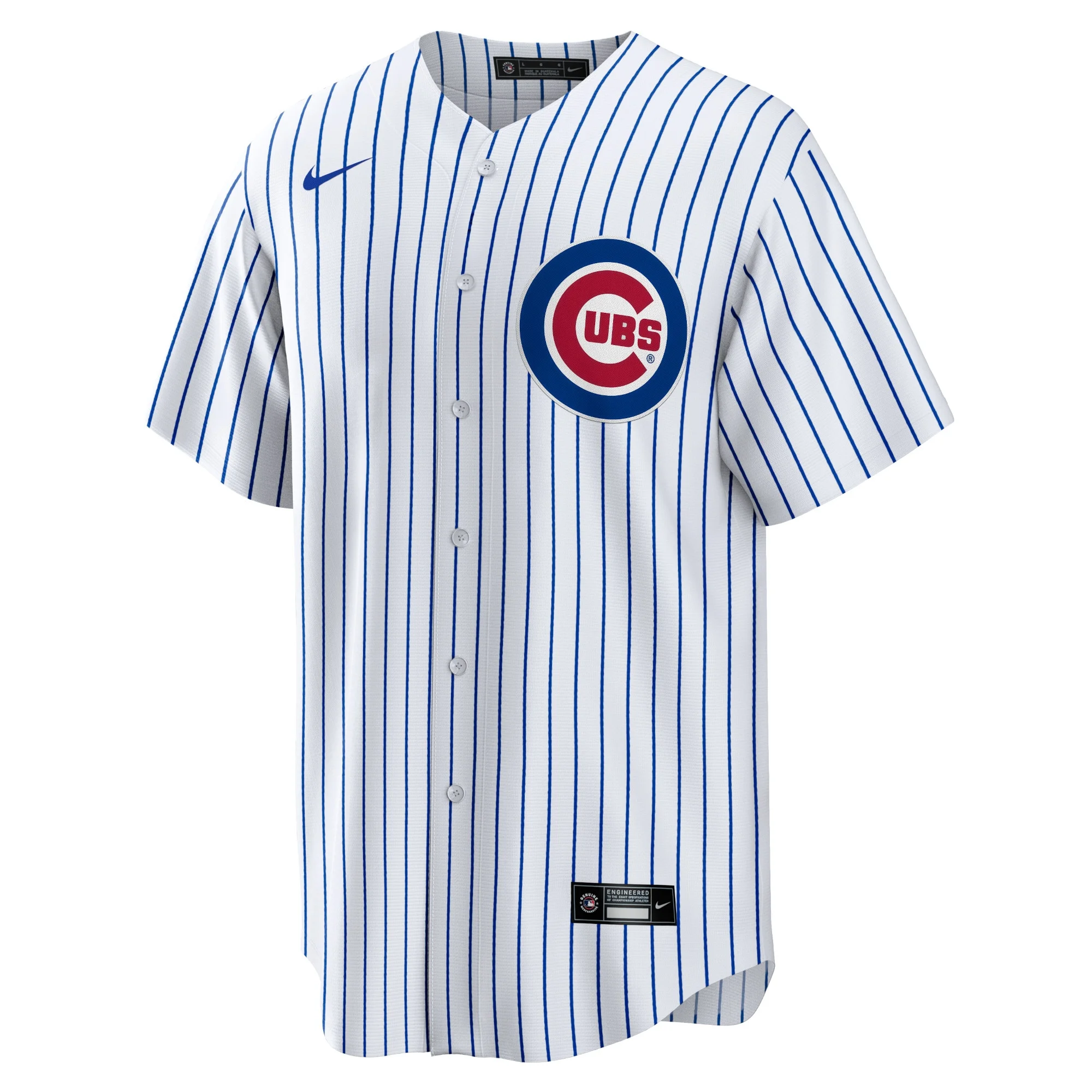 Men's Nike White Chicago Cubs Home Blank Replica Jersey