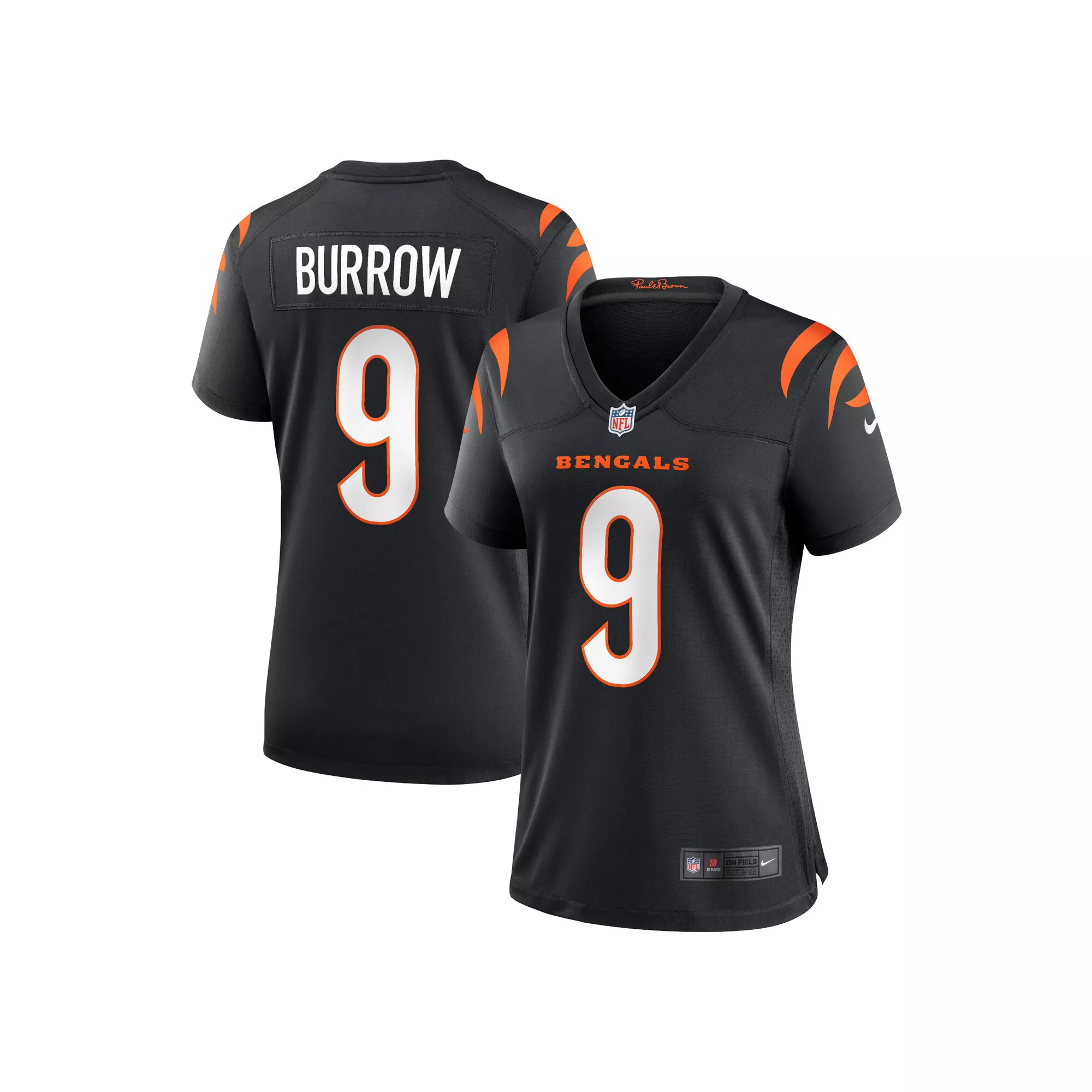 Women's Nike Joe Burrow Black Cincinnati Bengals Game Jersey