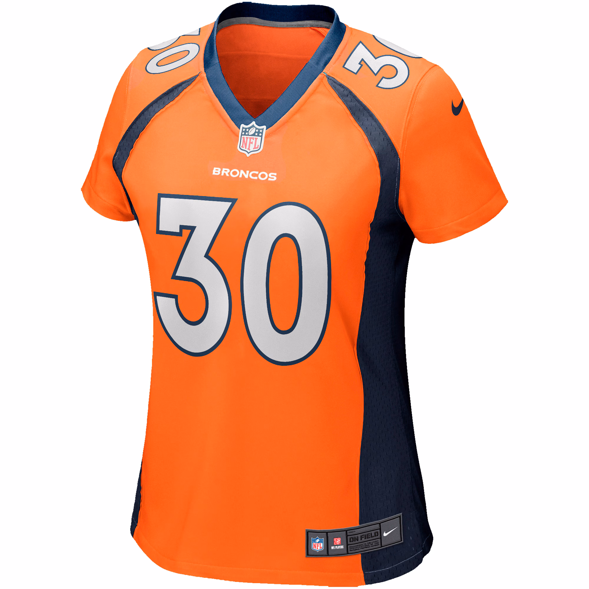 Terrell Davis Denver Broncos Nike Women's Game Retired Player Jersey - Orange