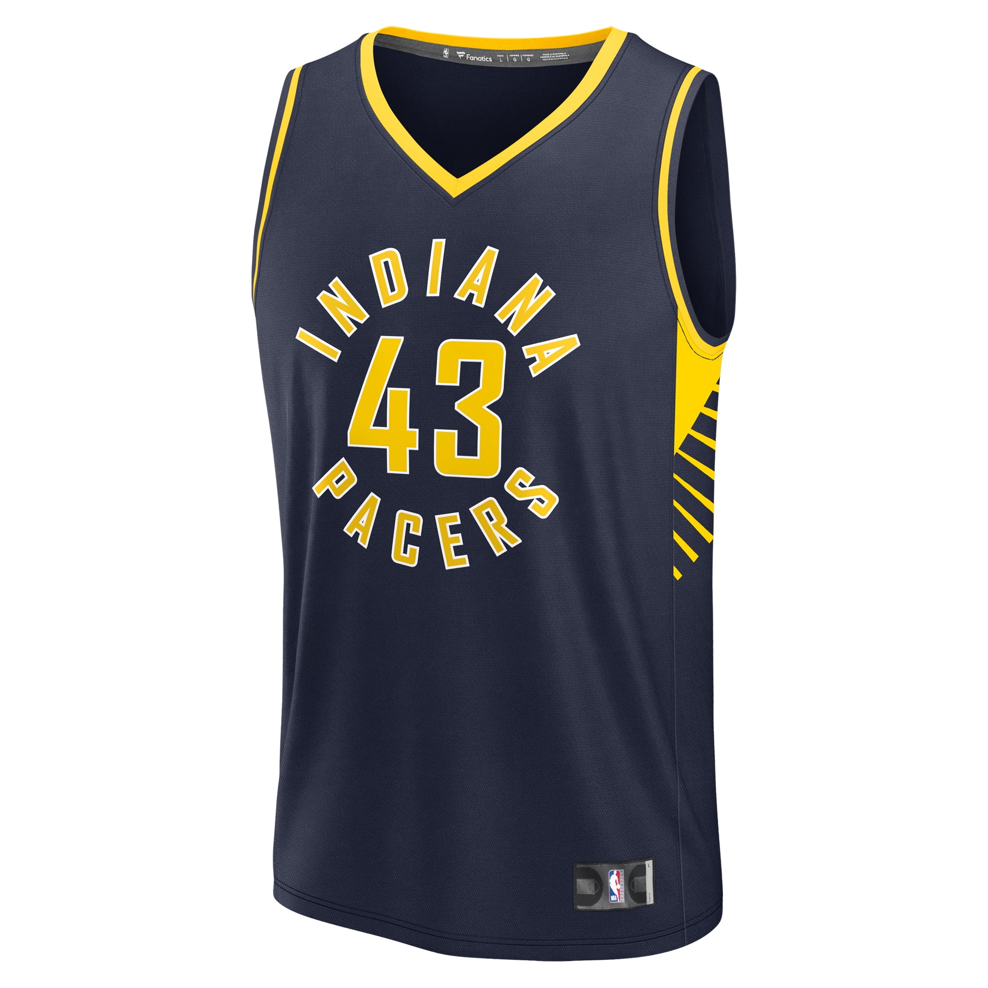 Youth Fanatics Pascal Siakam Navy Indiana Pacers Fast Break Player Jersey - Icon Edition