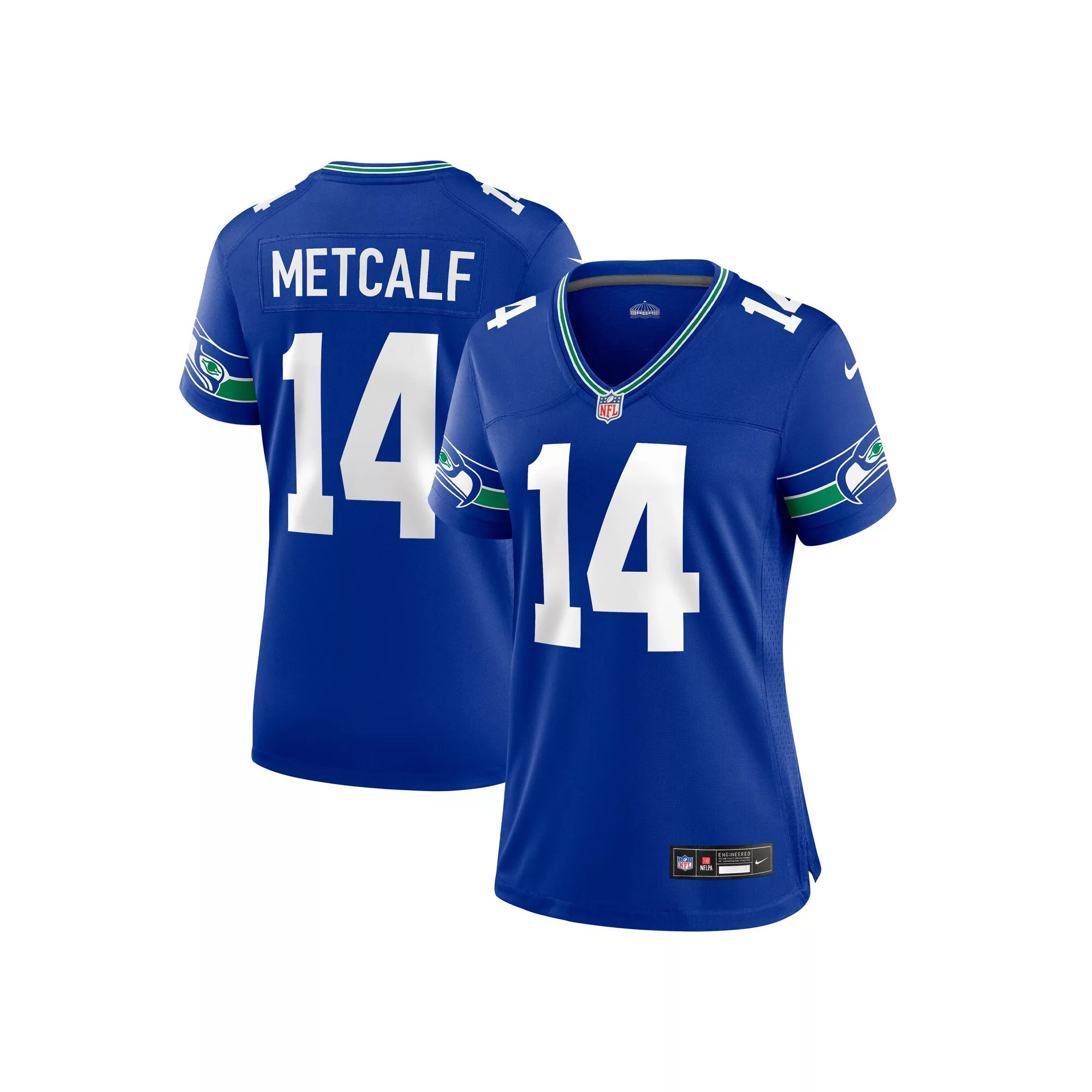 Women's Nike DK Metcalf Royal Seattle Seahawks Player Jersey