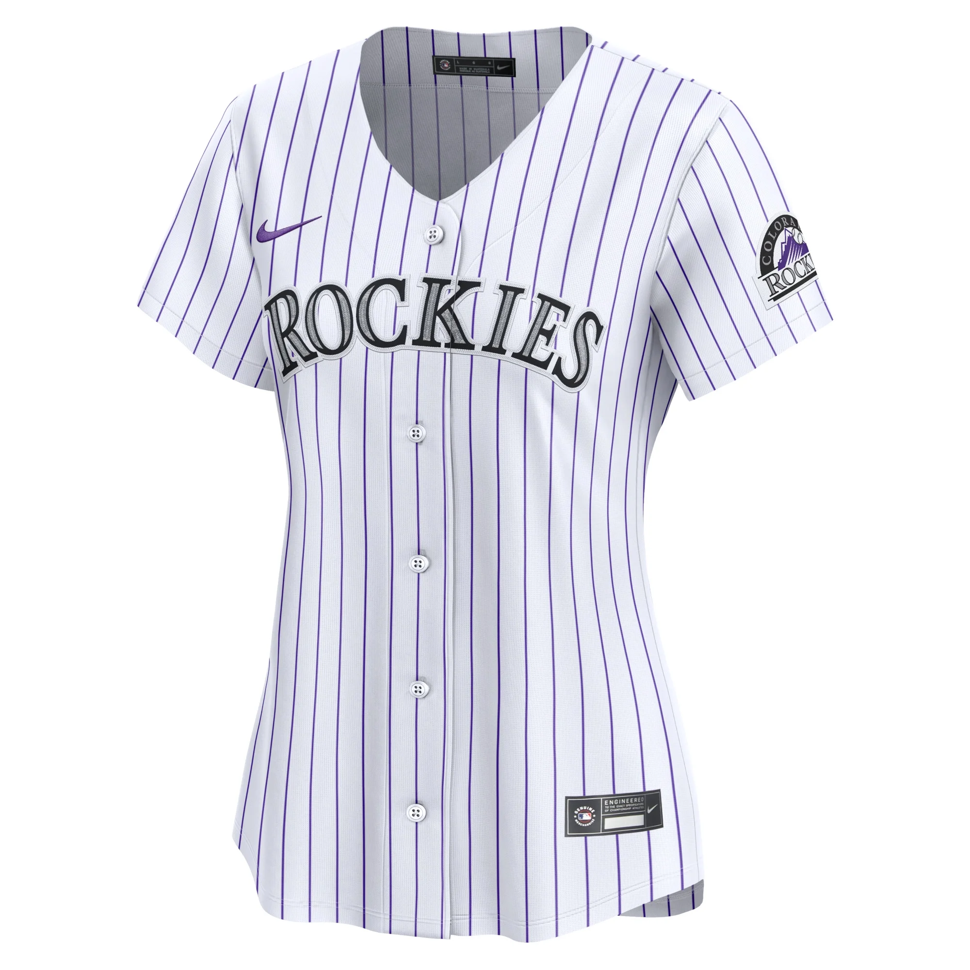 Women's Nike White Colorado Rockies 2024 Jackie Robinson Day Home Limited Jersey