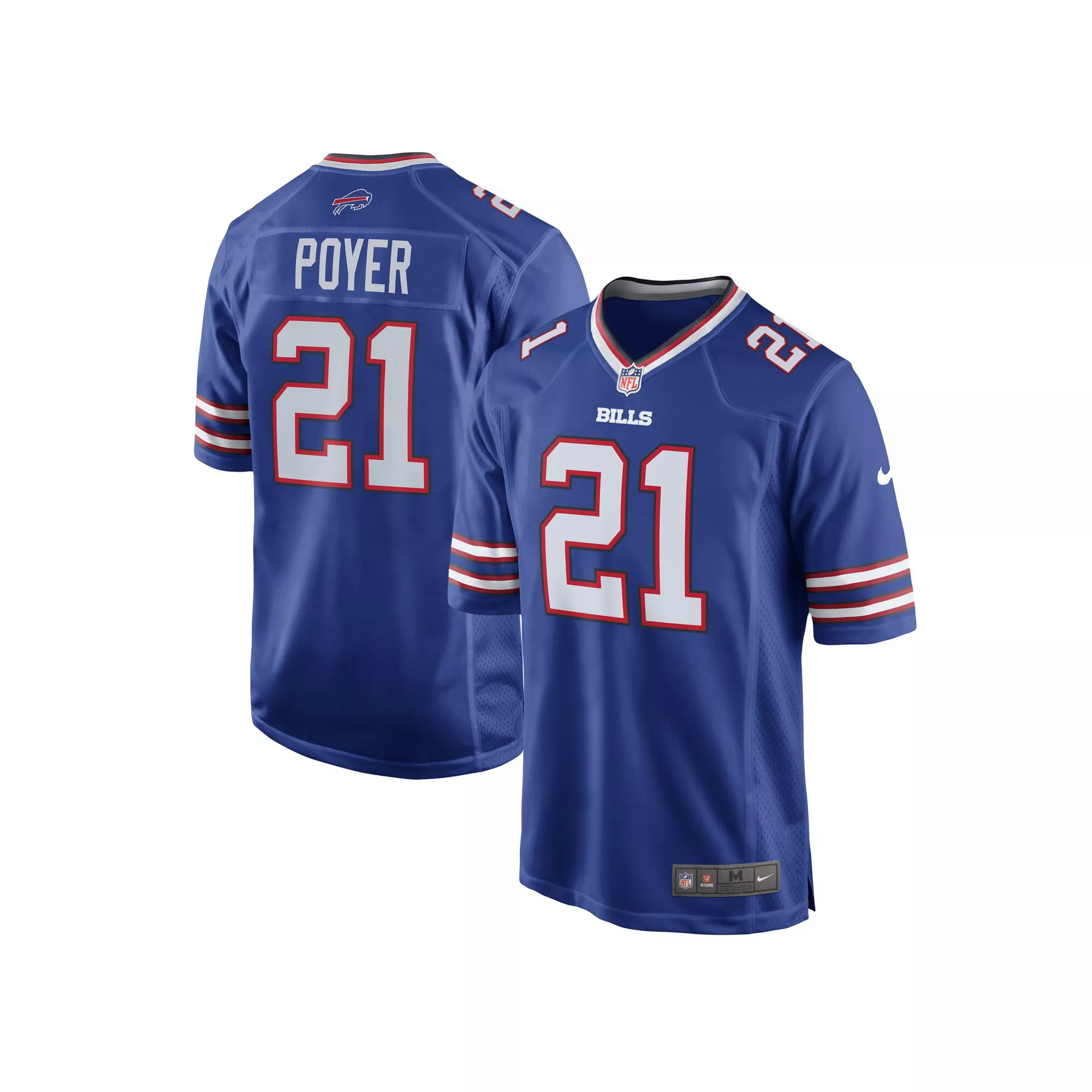 Men's Nike Jordan Poyer Royal Buffalo Bills Team Game Jersey