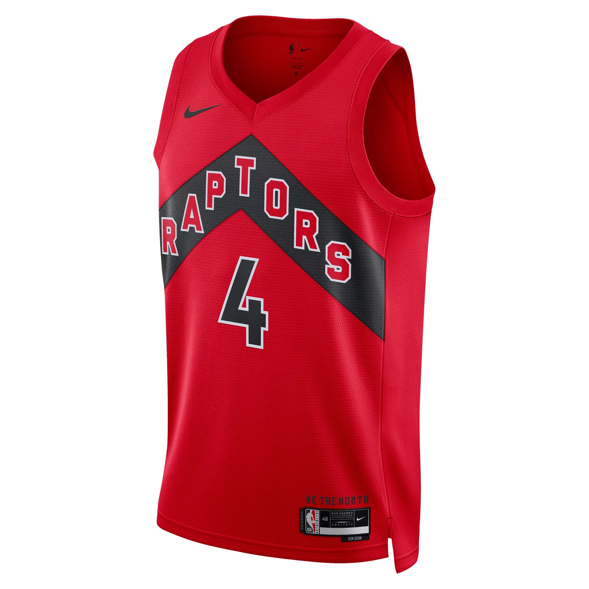Unisex Nike Scottie Barnes Red Toronto Raptors Swingman Jersey - Icon Edition